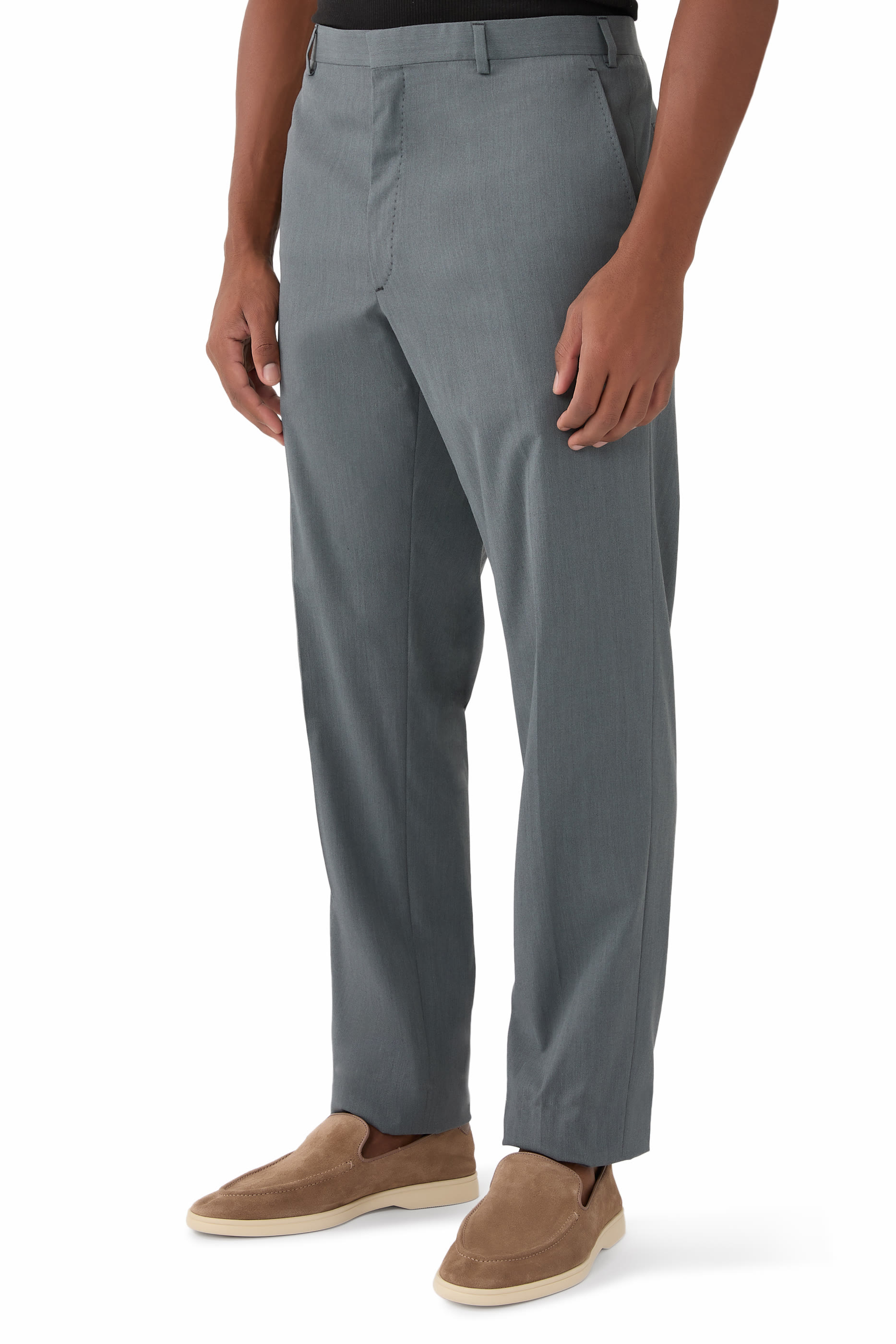 Sharkskin Wool Trevi Suit