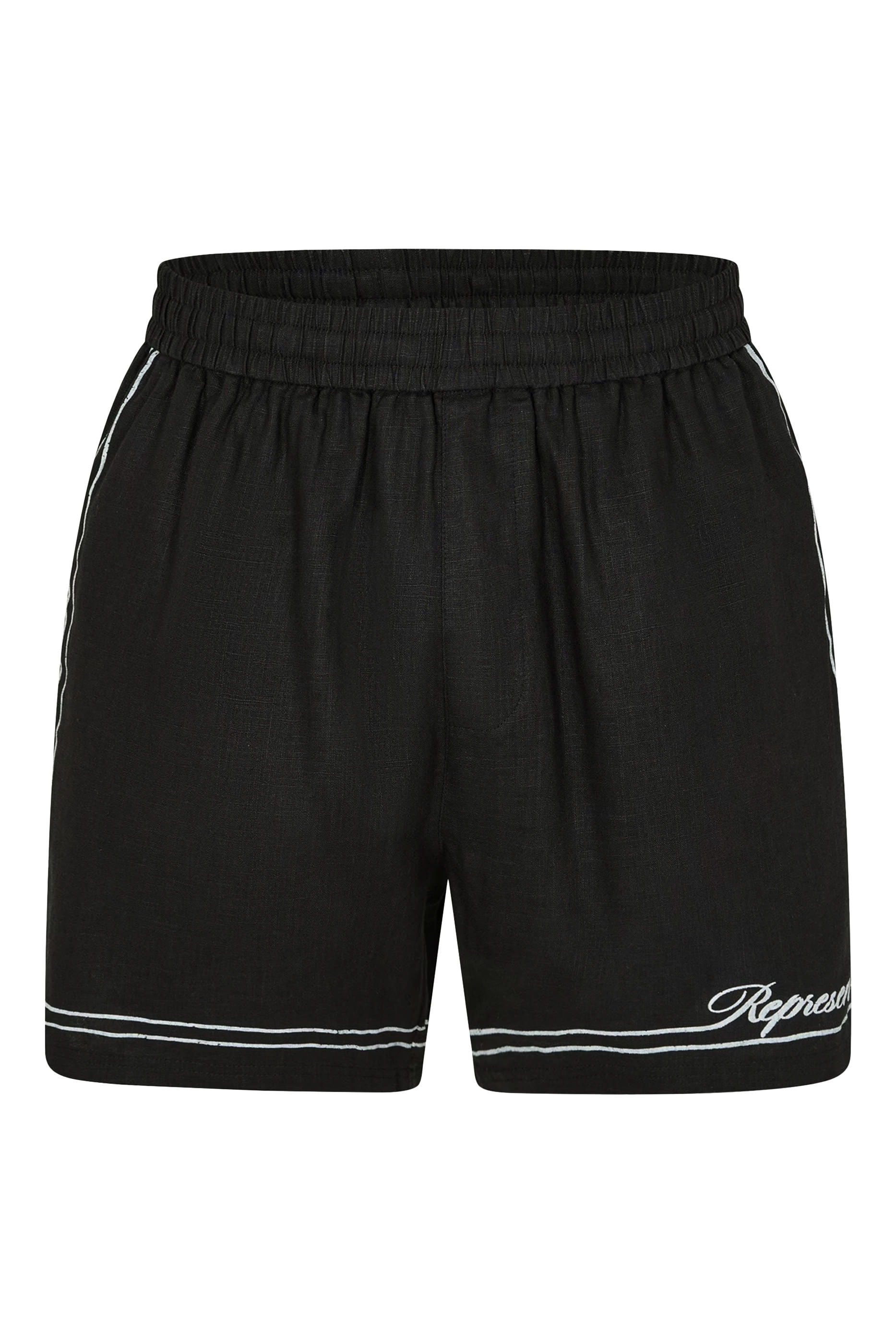 Logo Border Shorts