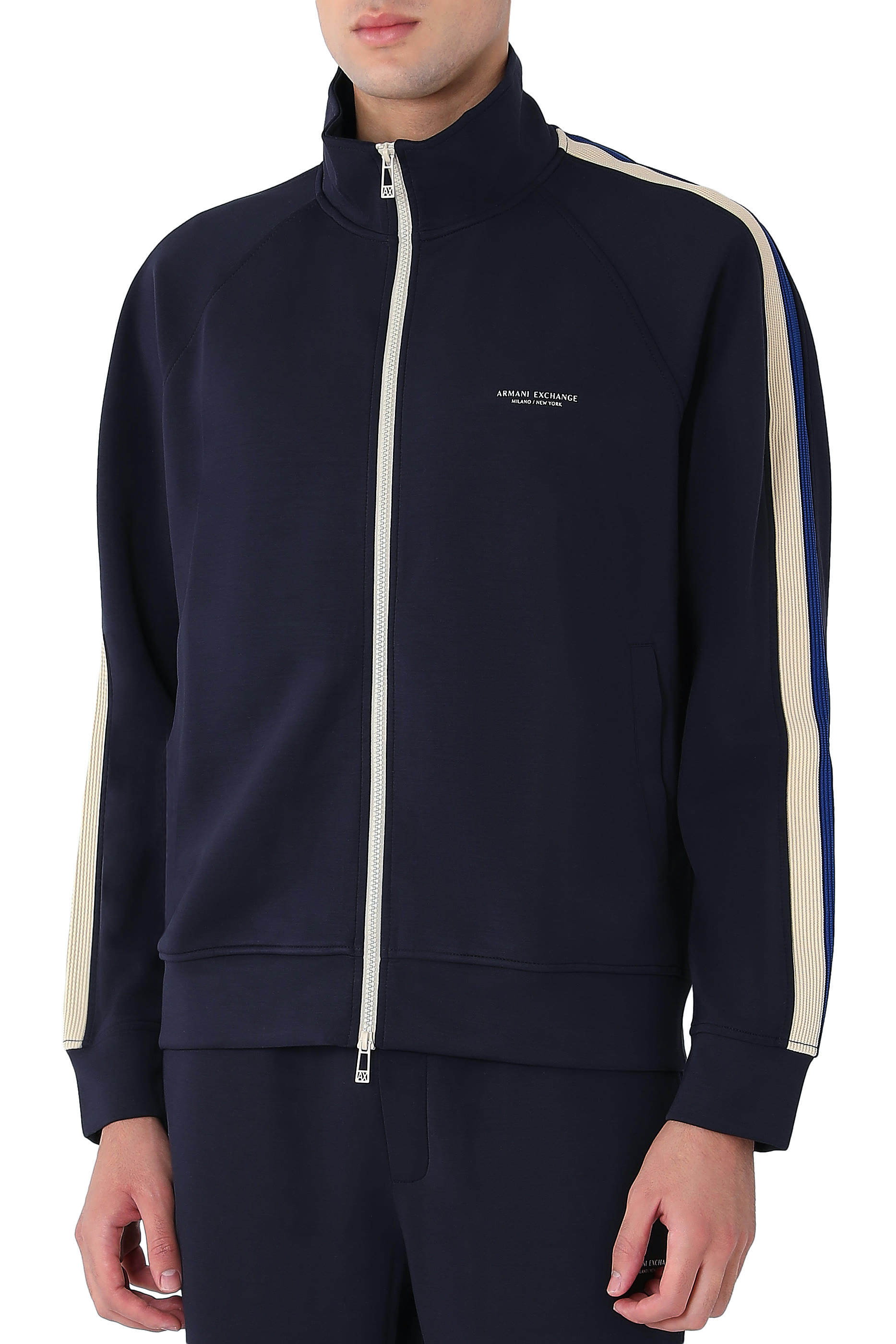 AX Logo Zip-Through Sweatshirt