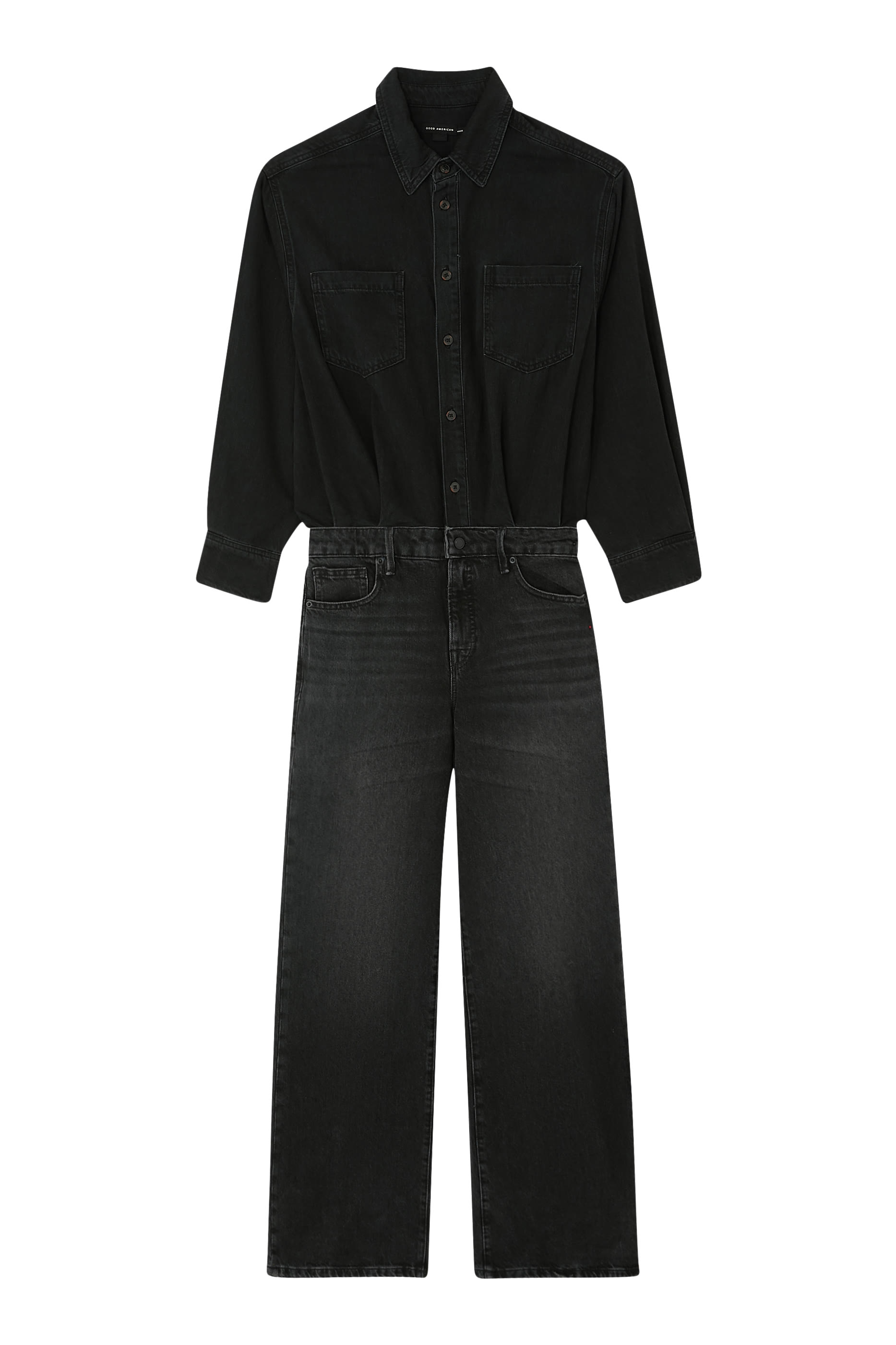 Denim Shirt Jumpsuit 