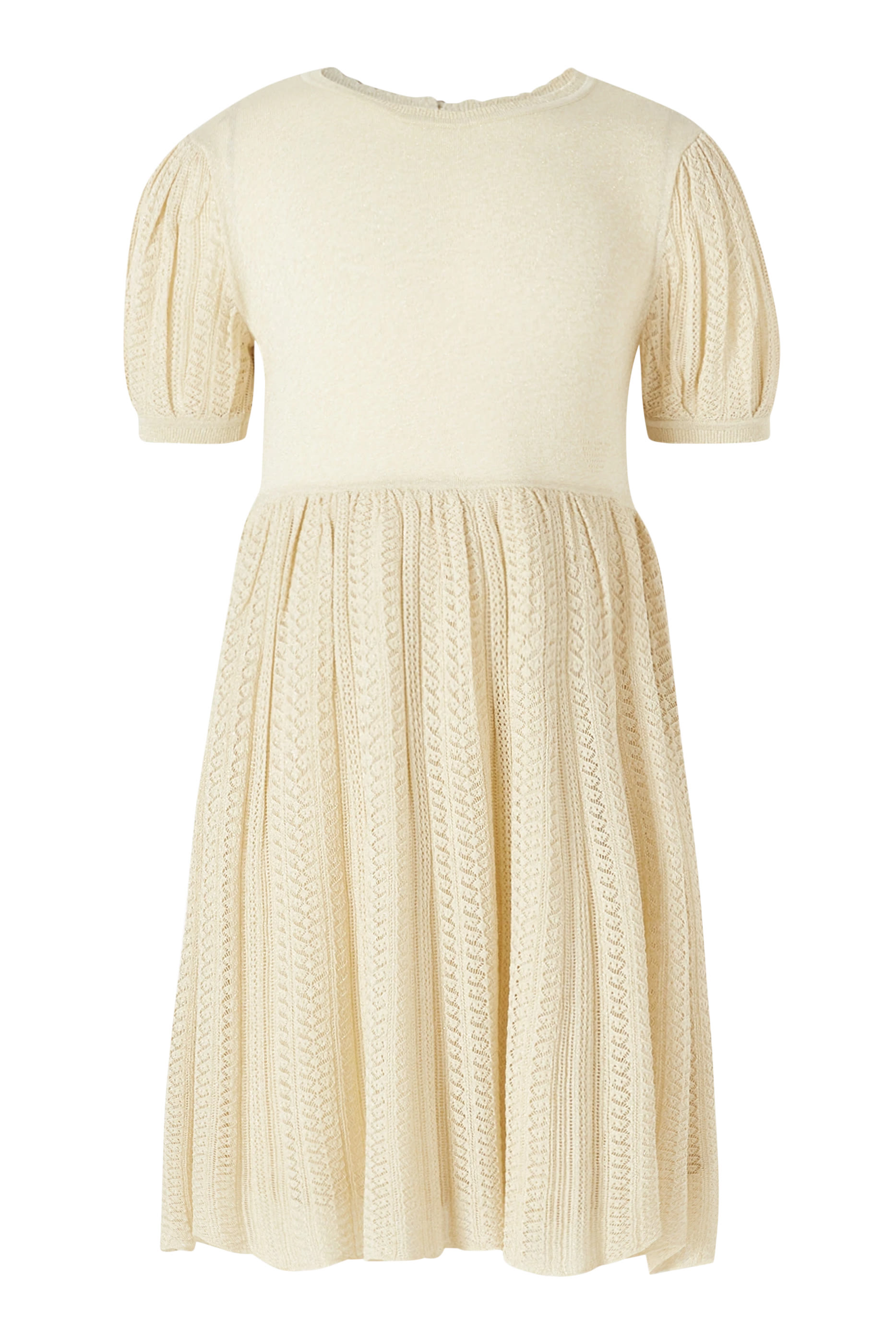 Kids Metallic Thread Detail Dress