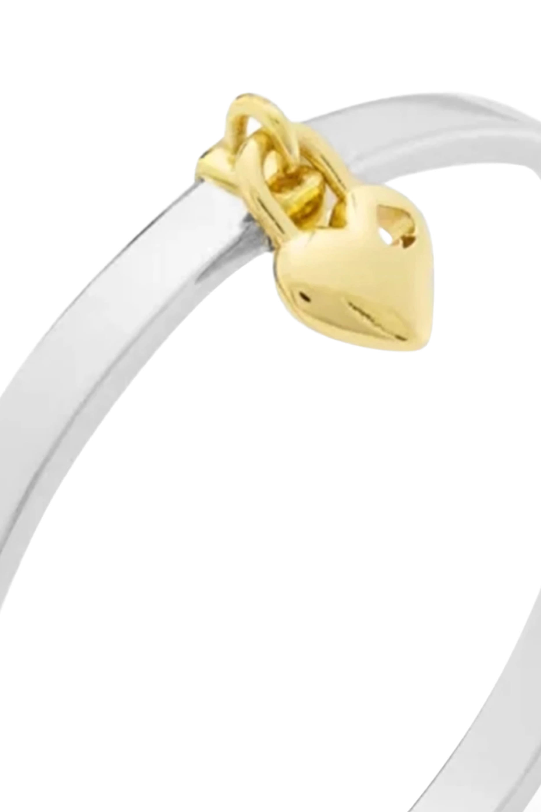 Heart Spade Thin Bangle, Stainless Steel & Enamel