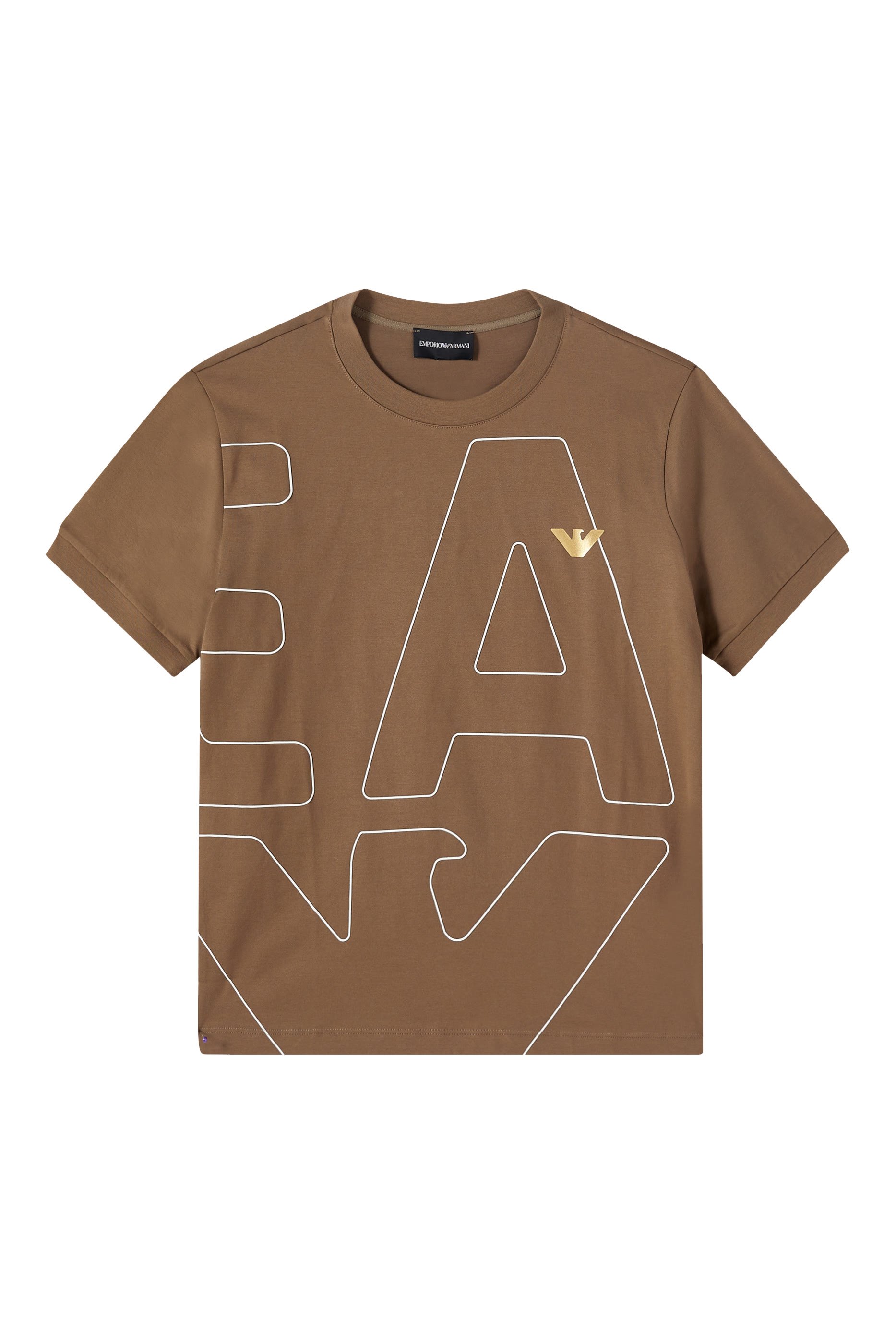 Kids Short Sleeve Logo Center T-Shirt