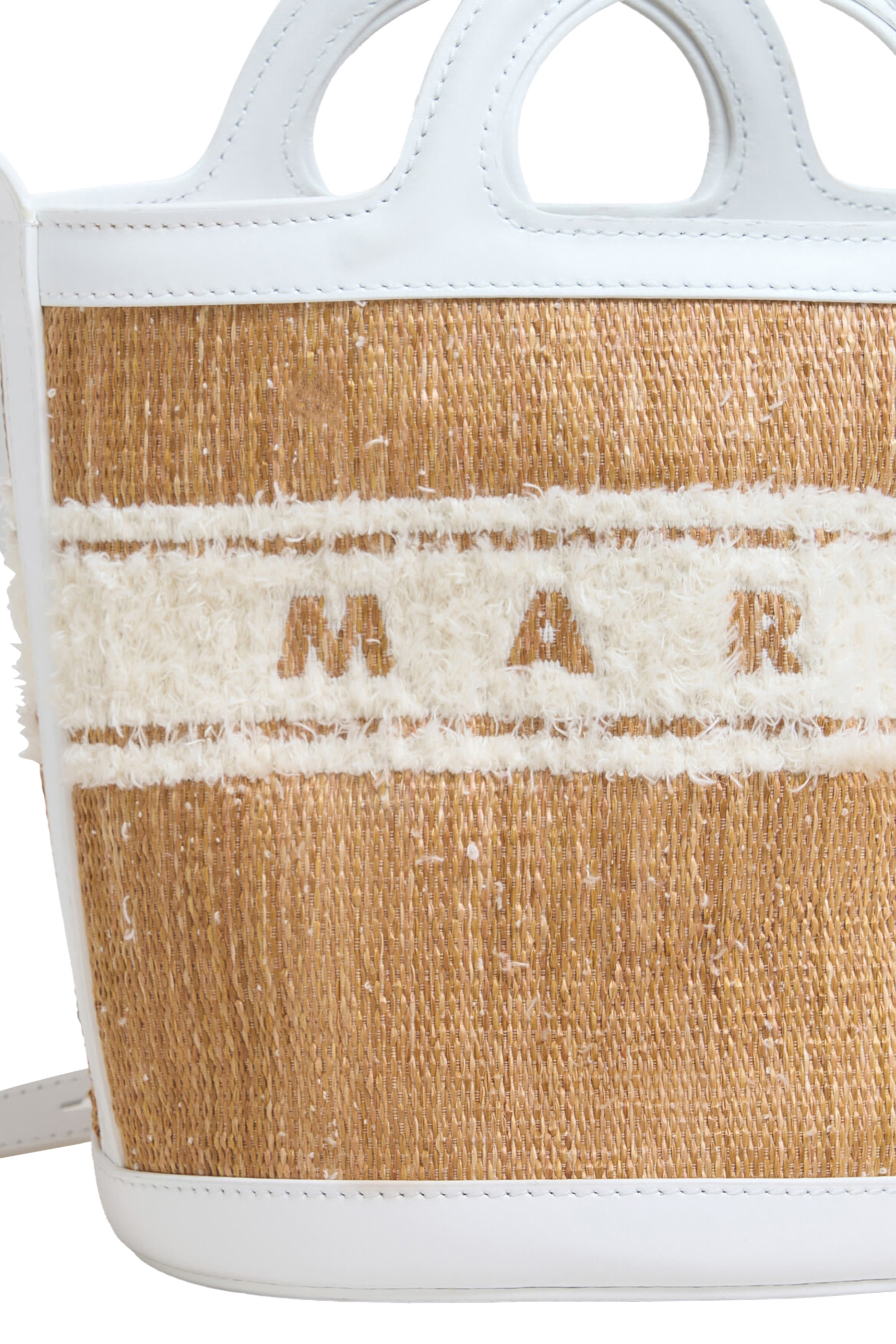 Tropicalia Tufted Logo Small Bucket Bag