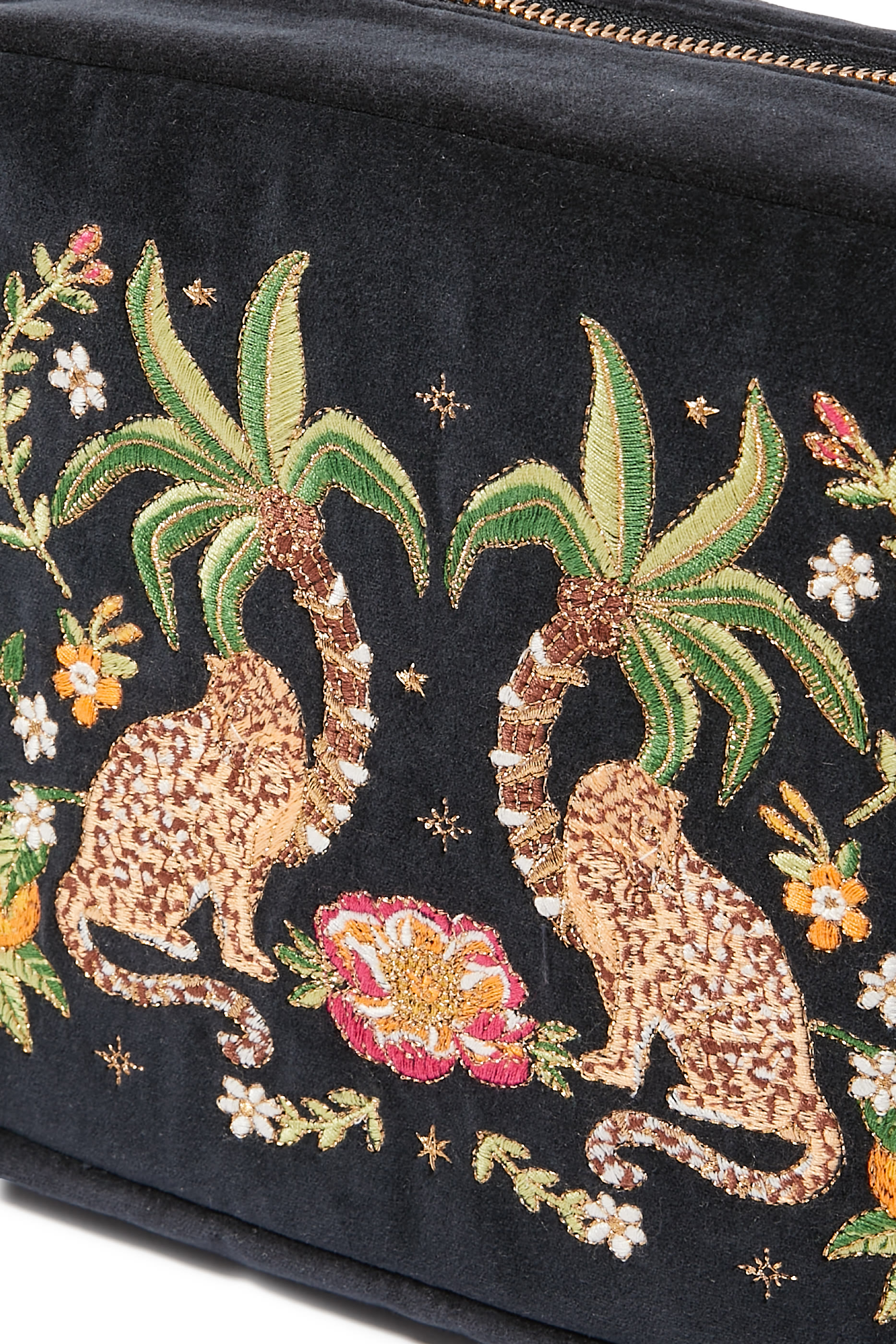 Tropical Jaguar Wash Bag