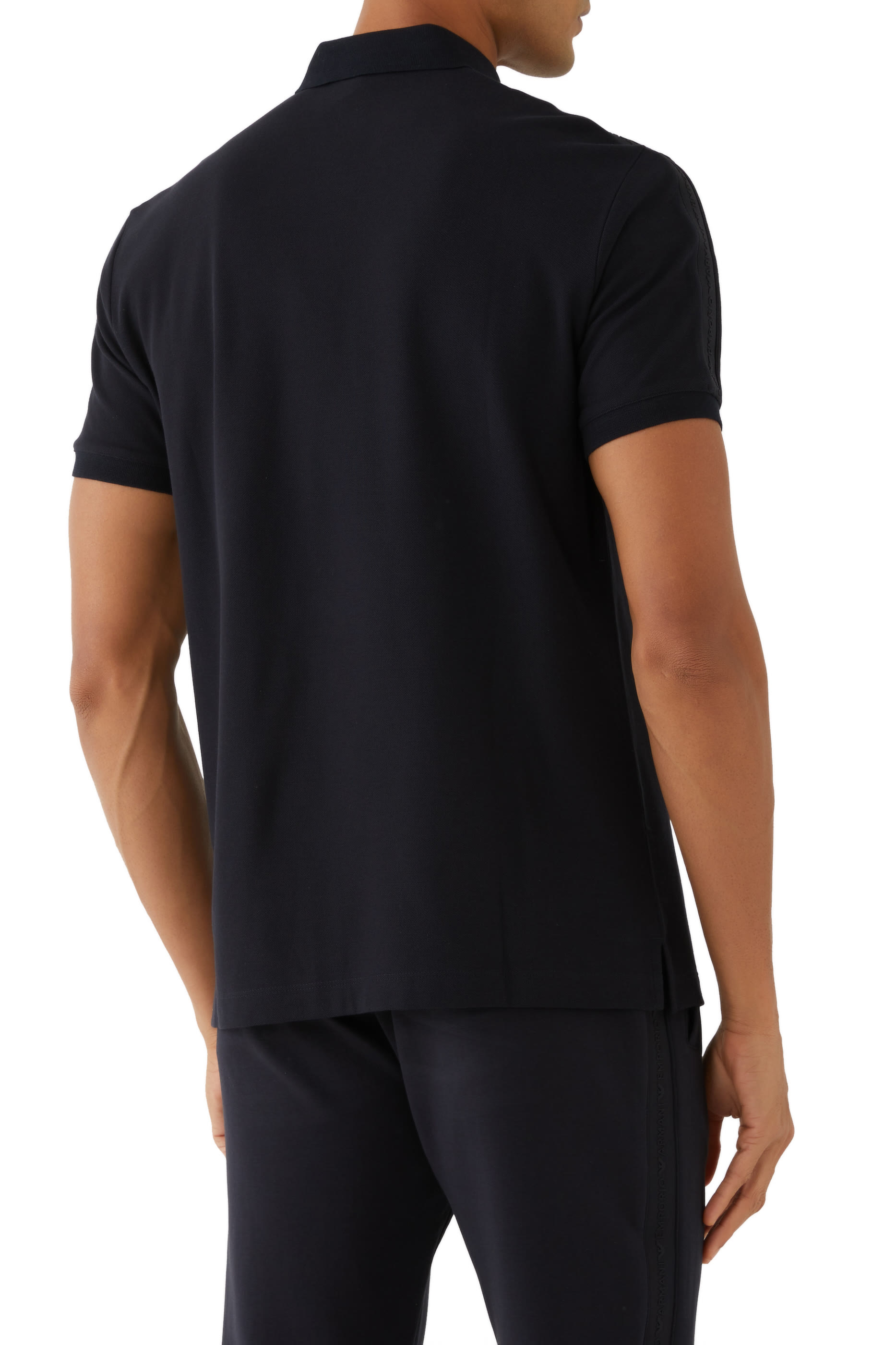 Embossed Logo Tape Polo Shirt