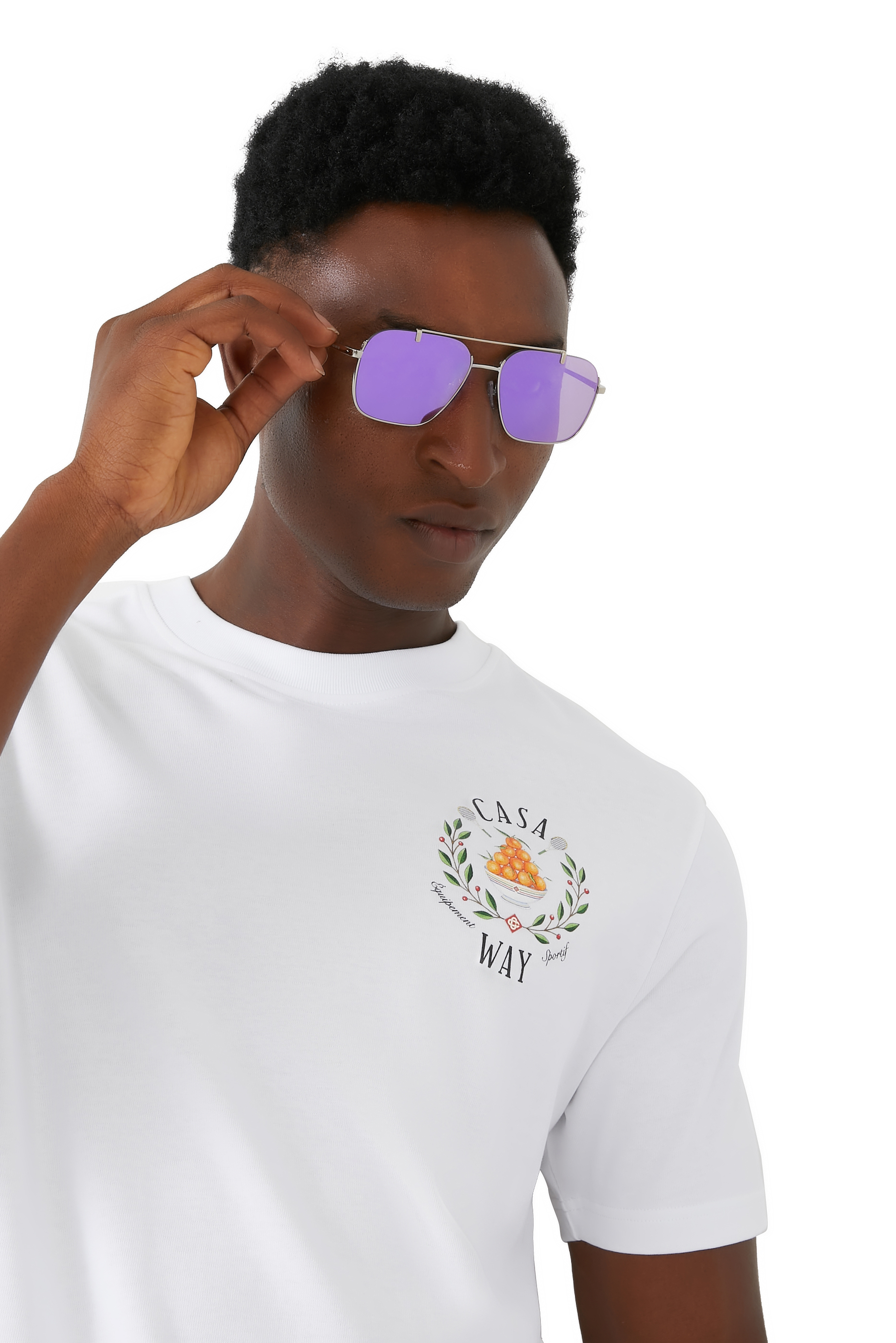 Rectangular Metal Sunglasses