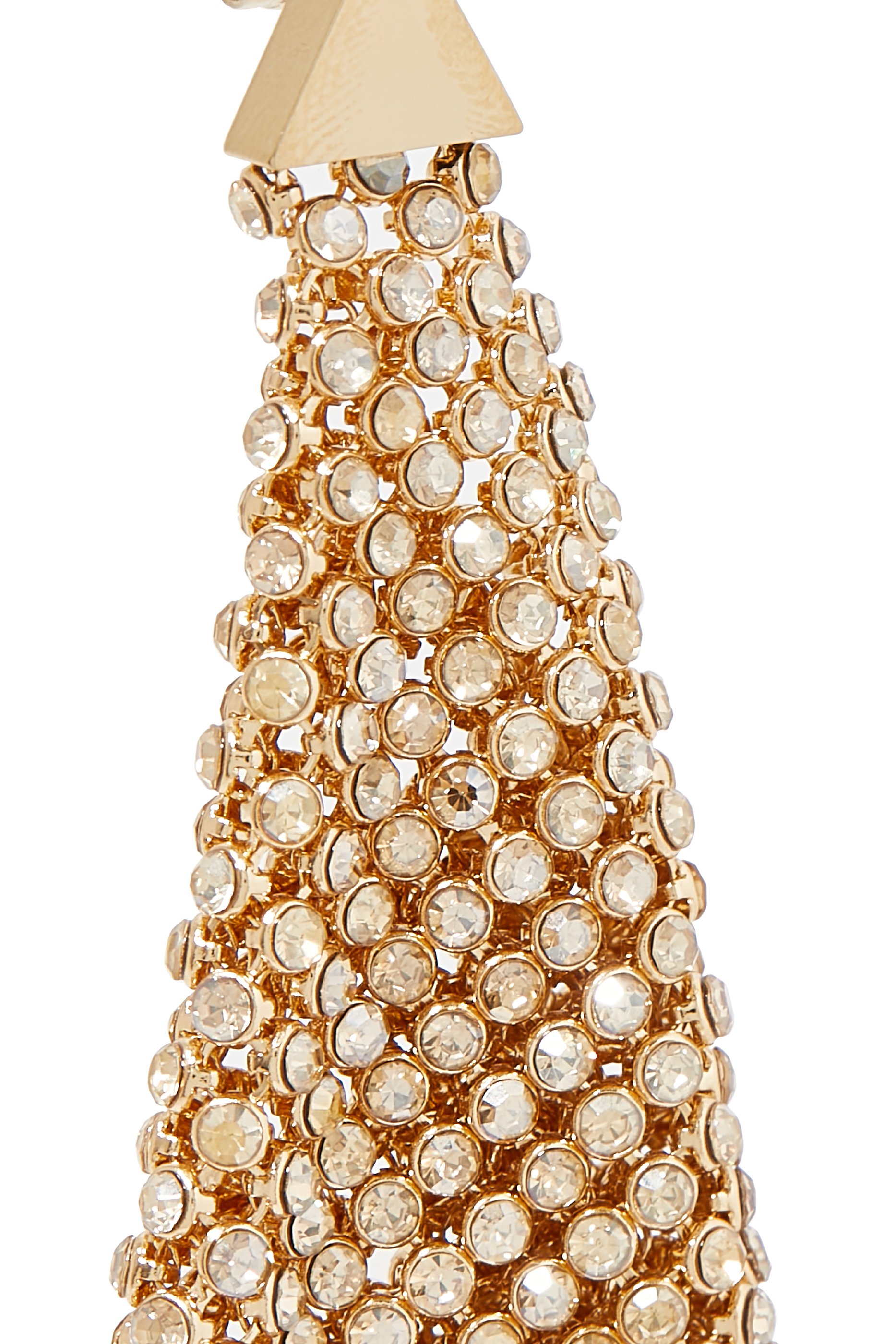 Chainmail Earring with Rhinestones