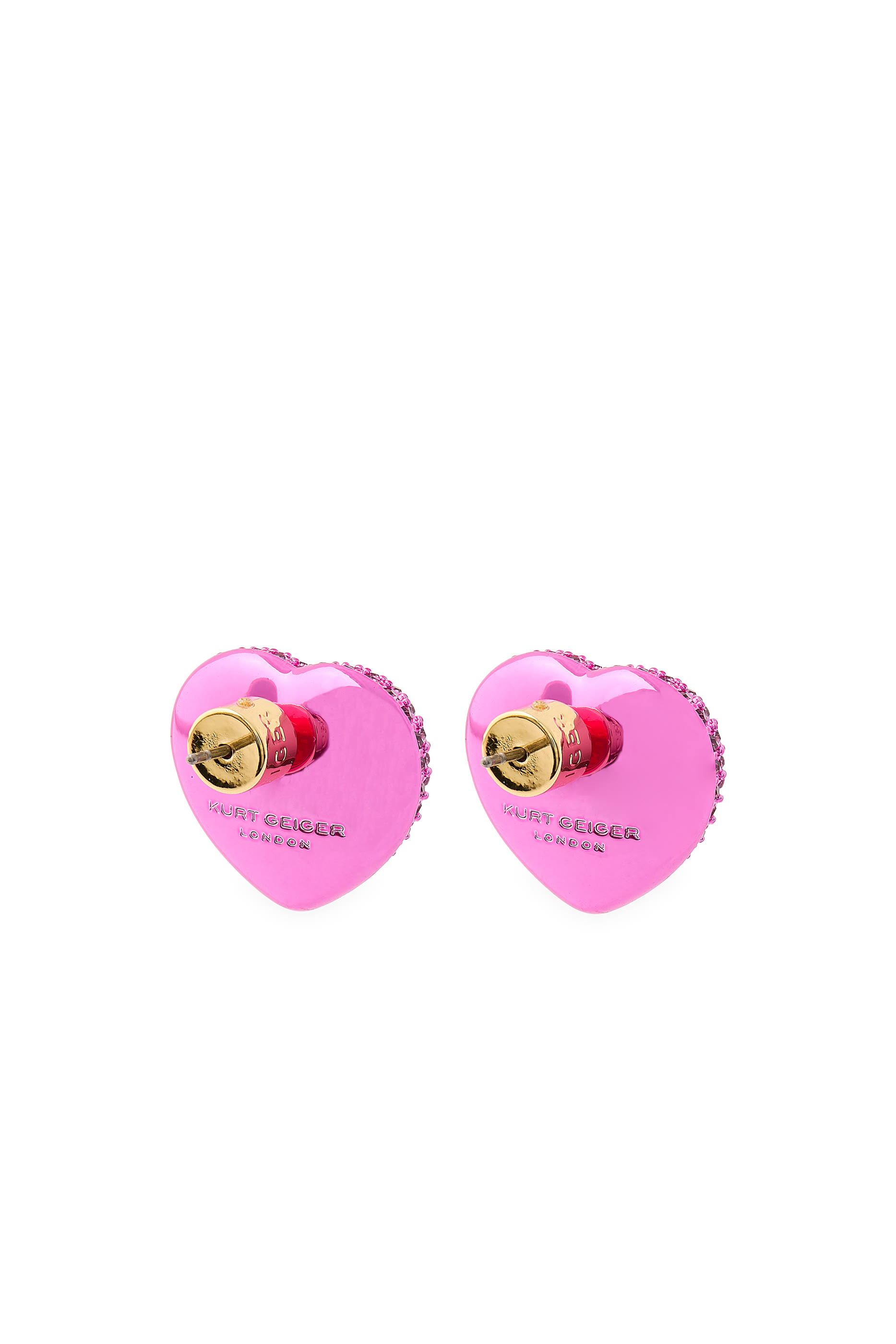 Pavé Heart Studs