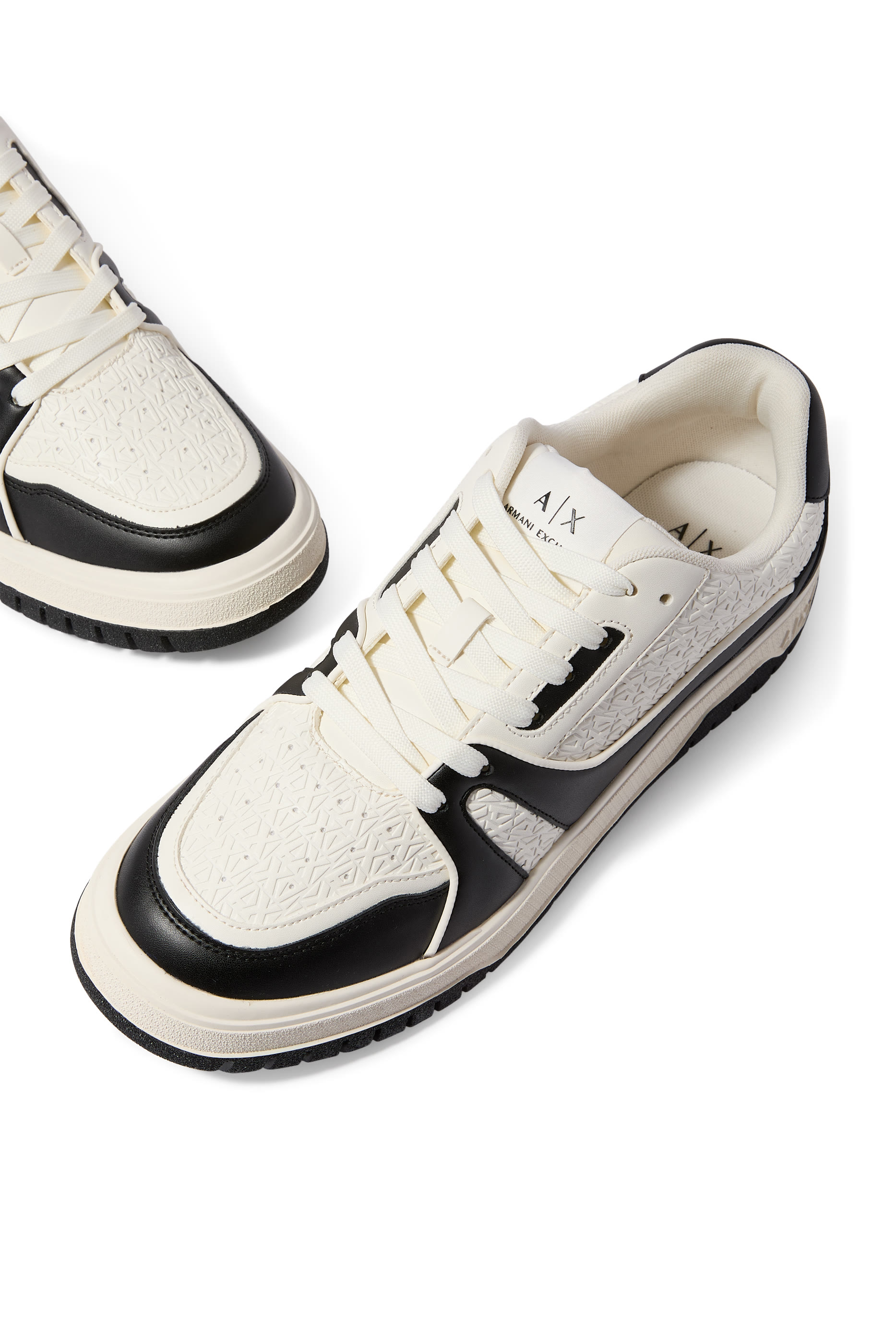 Sneakers with Contrasting Inserts