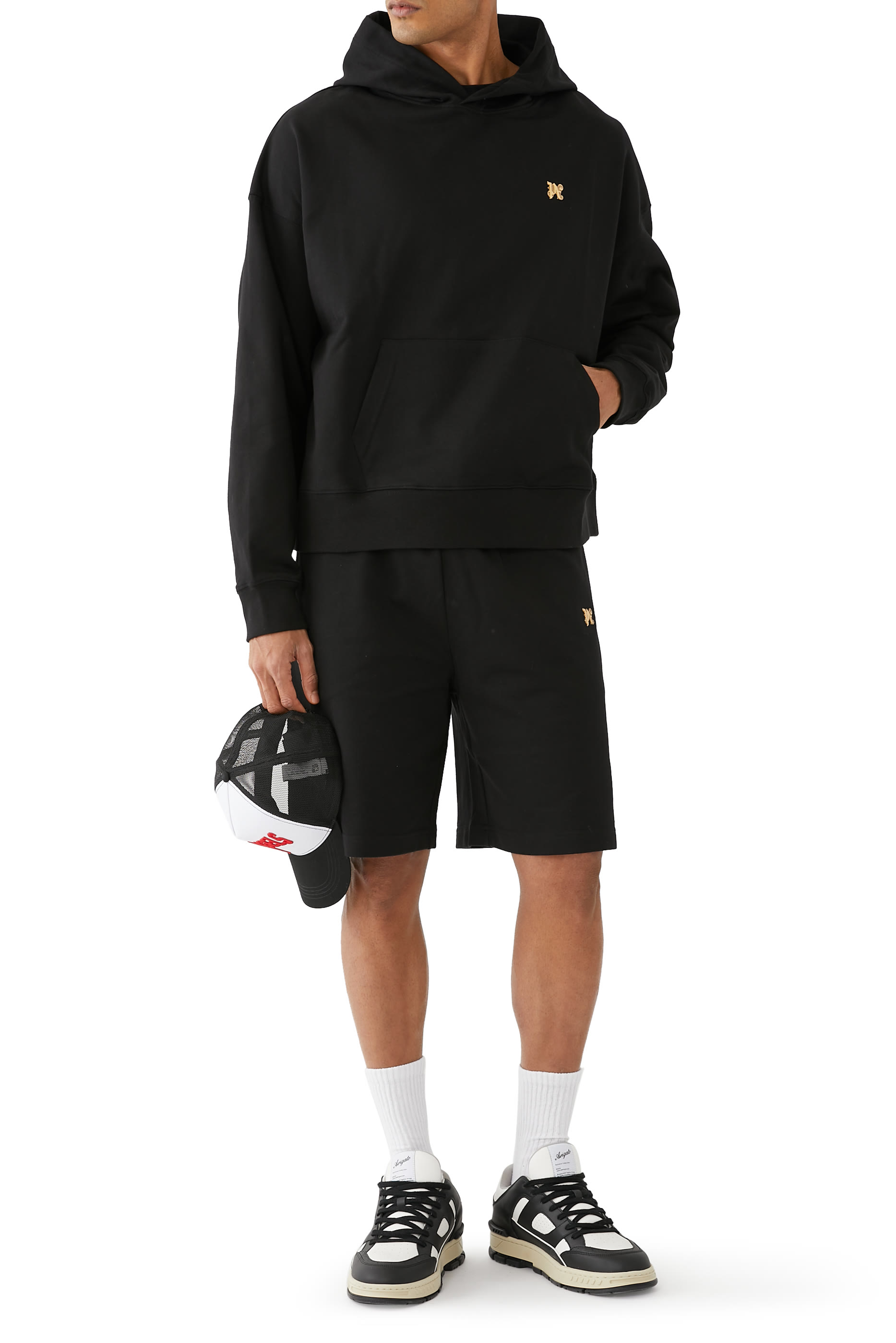 Monogram Pin Hooded Sweatshirt