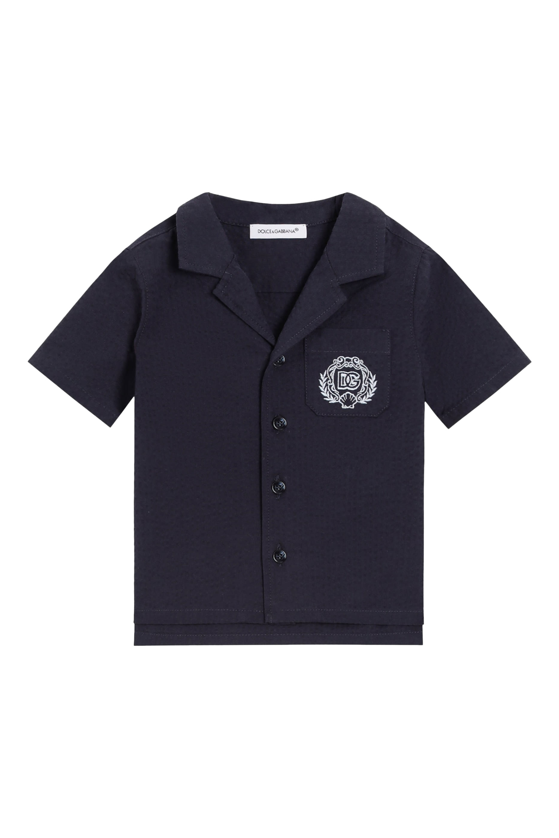 Kids Short Sleeve Cotton Shirt