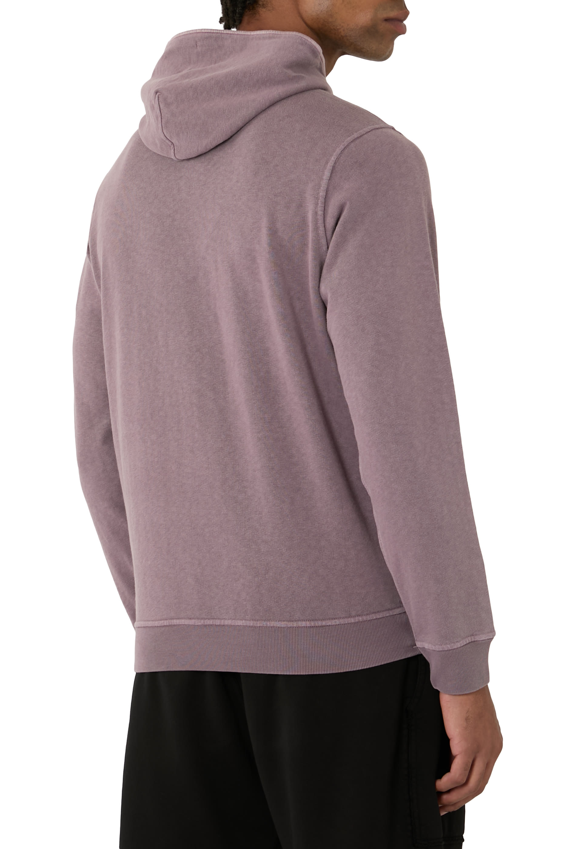 Logo Old Effect Hooded Sweatshirt