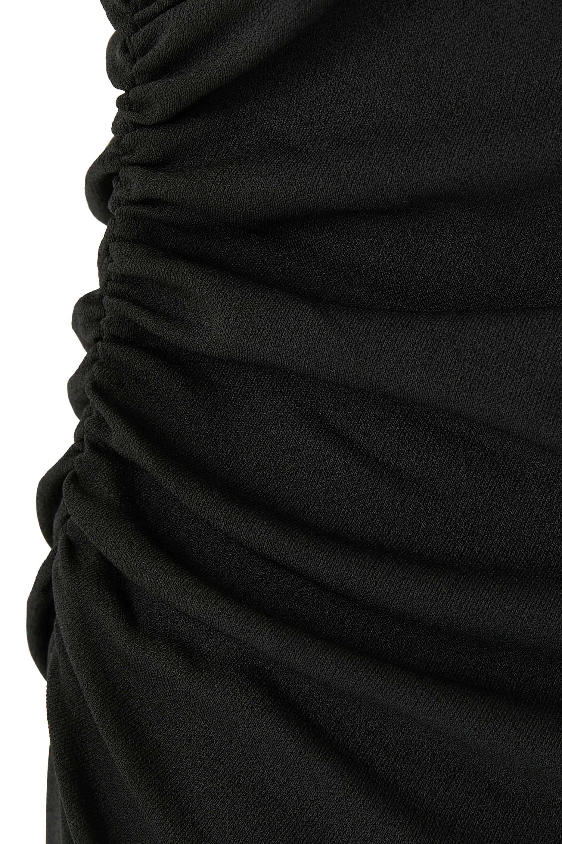 Draped Boatneck Dress in Crepe Jersey