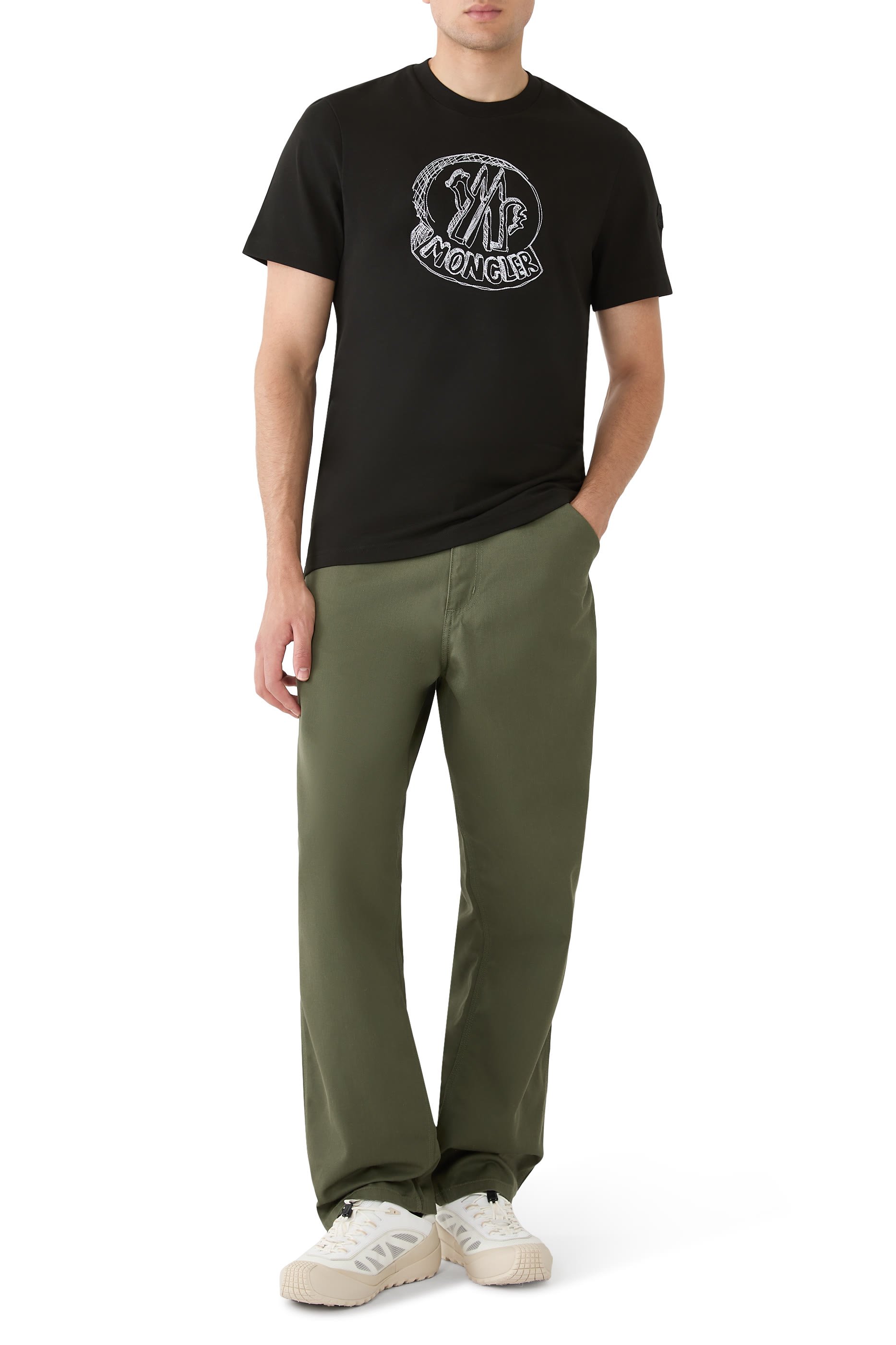 Sketch Embroidered Logo T-Shirt