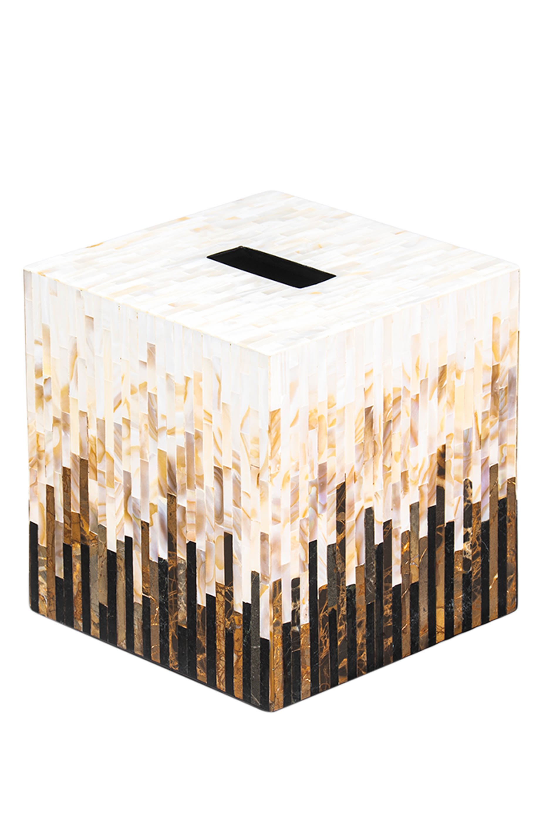 Black Stone Tissue Box