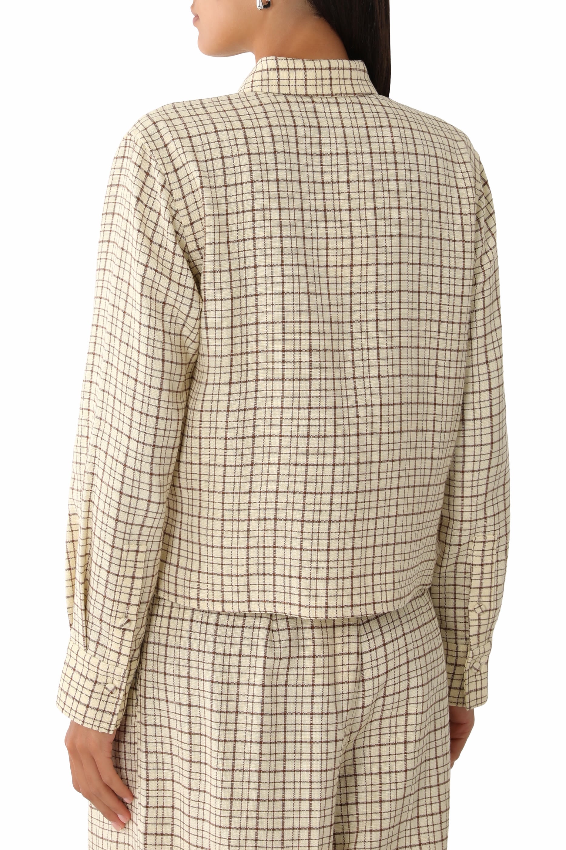 Check Crop Shirt