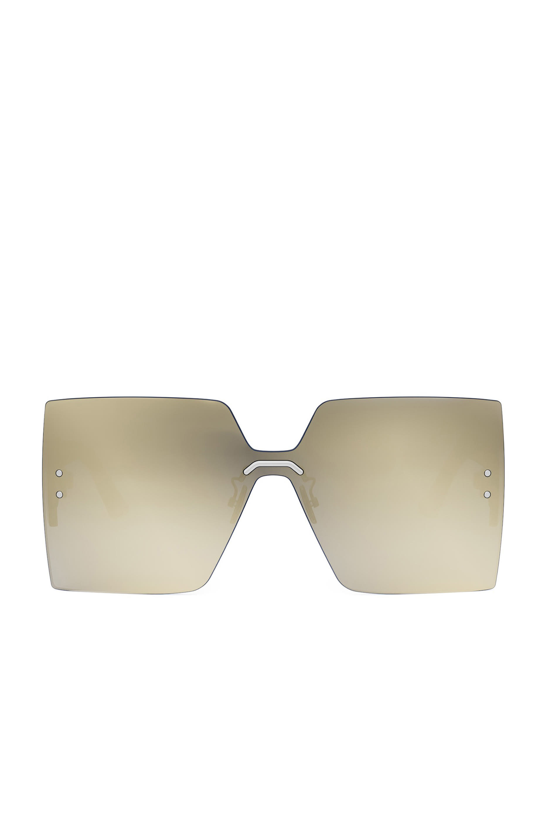 DiorClub M5U Gold Geometric Sunglasses