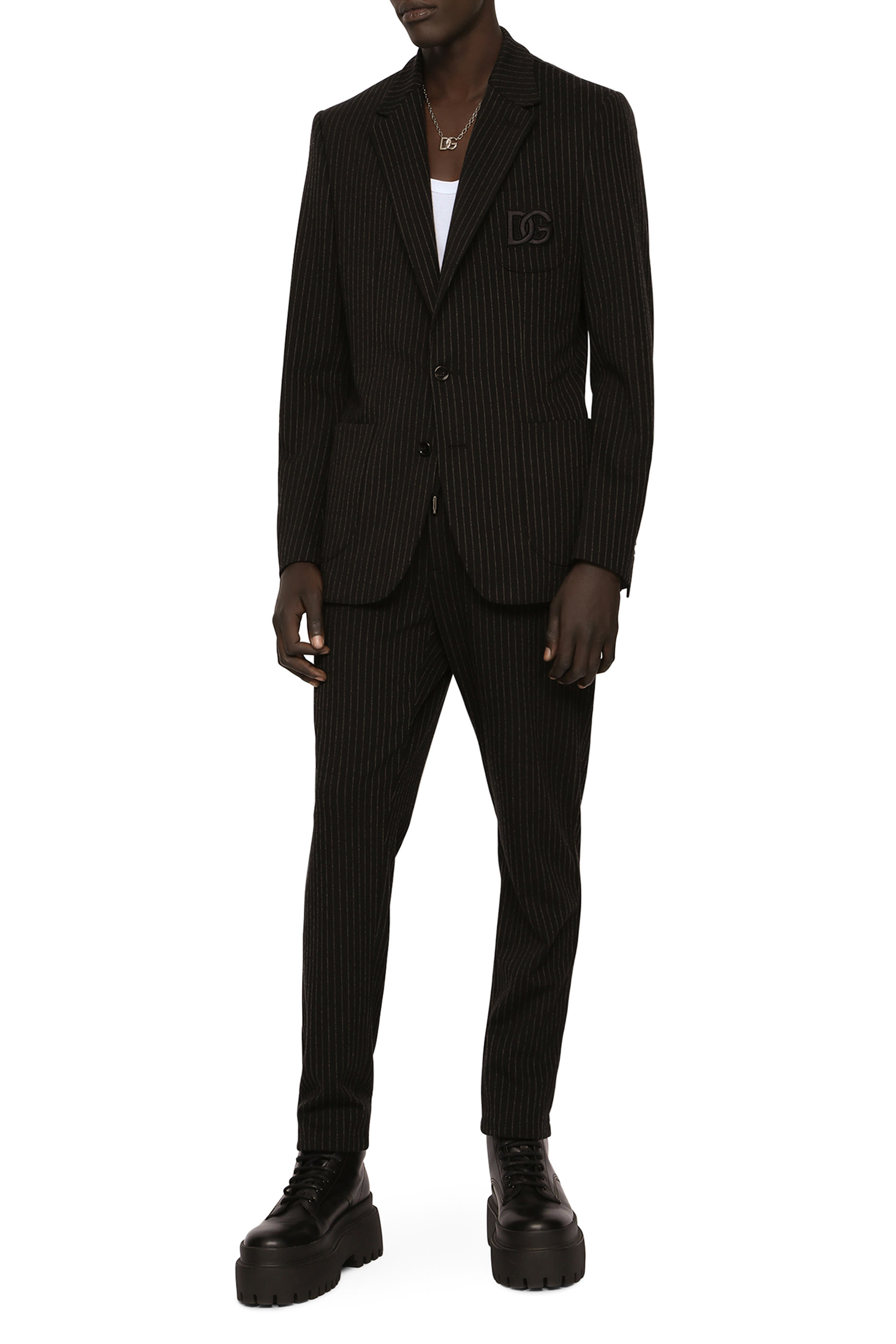 Pinstripe Jersey Jogging Pants