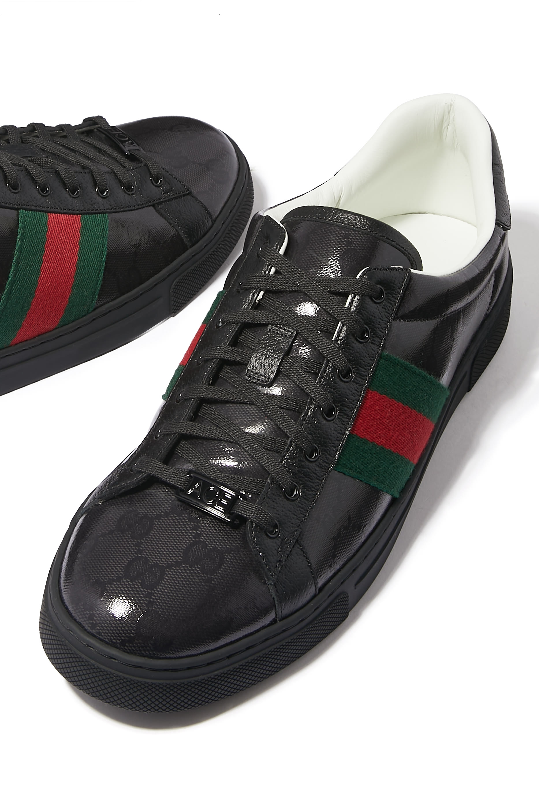 Ace GG Crystal Canvas Sneakers