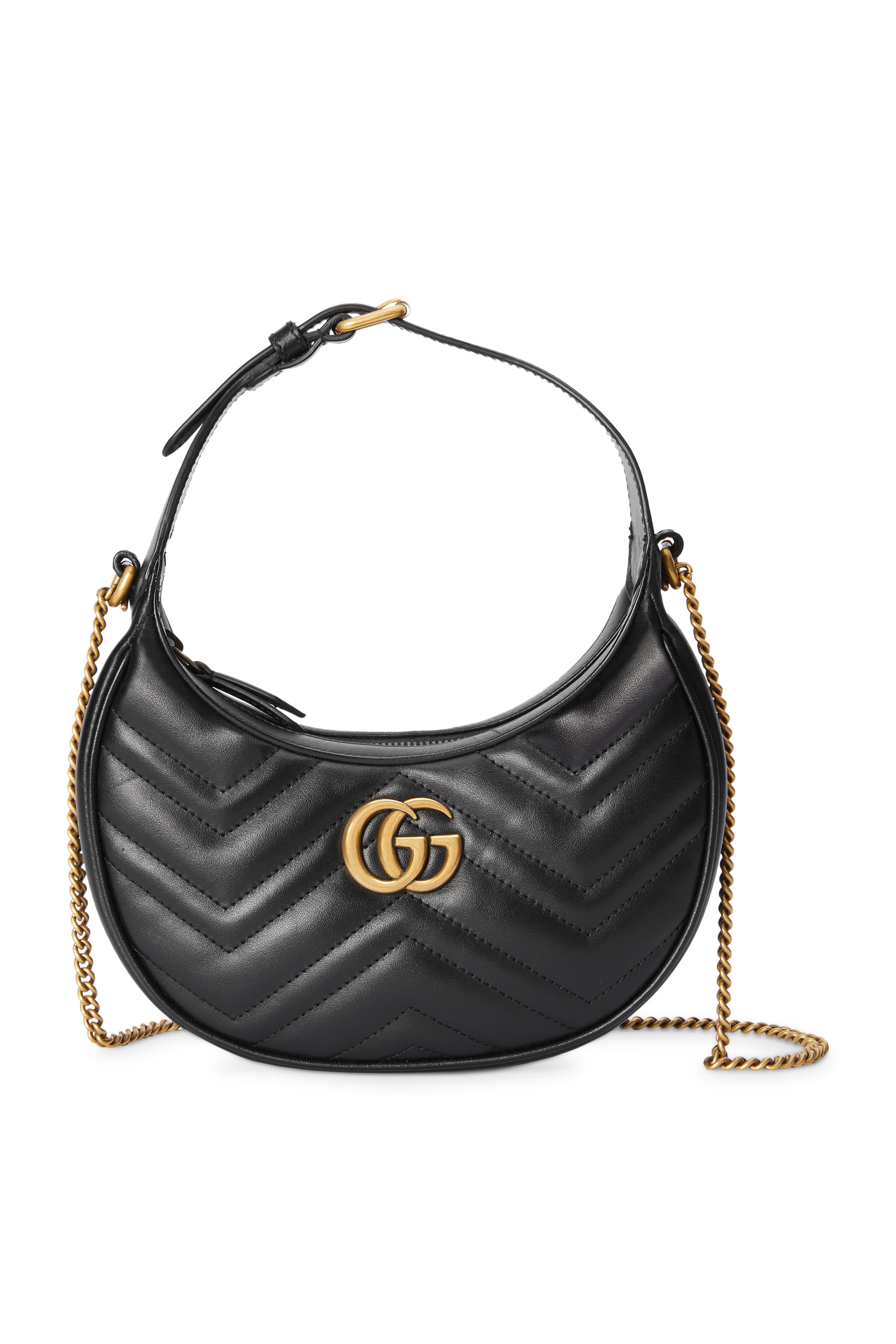 GG Marmont Half-Moon Shaped Mini Bag