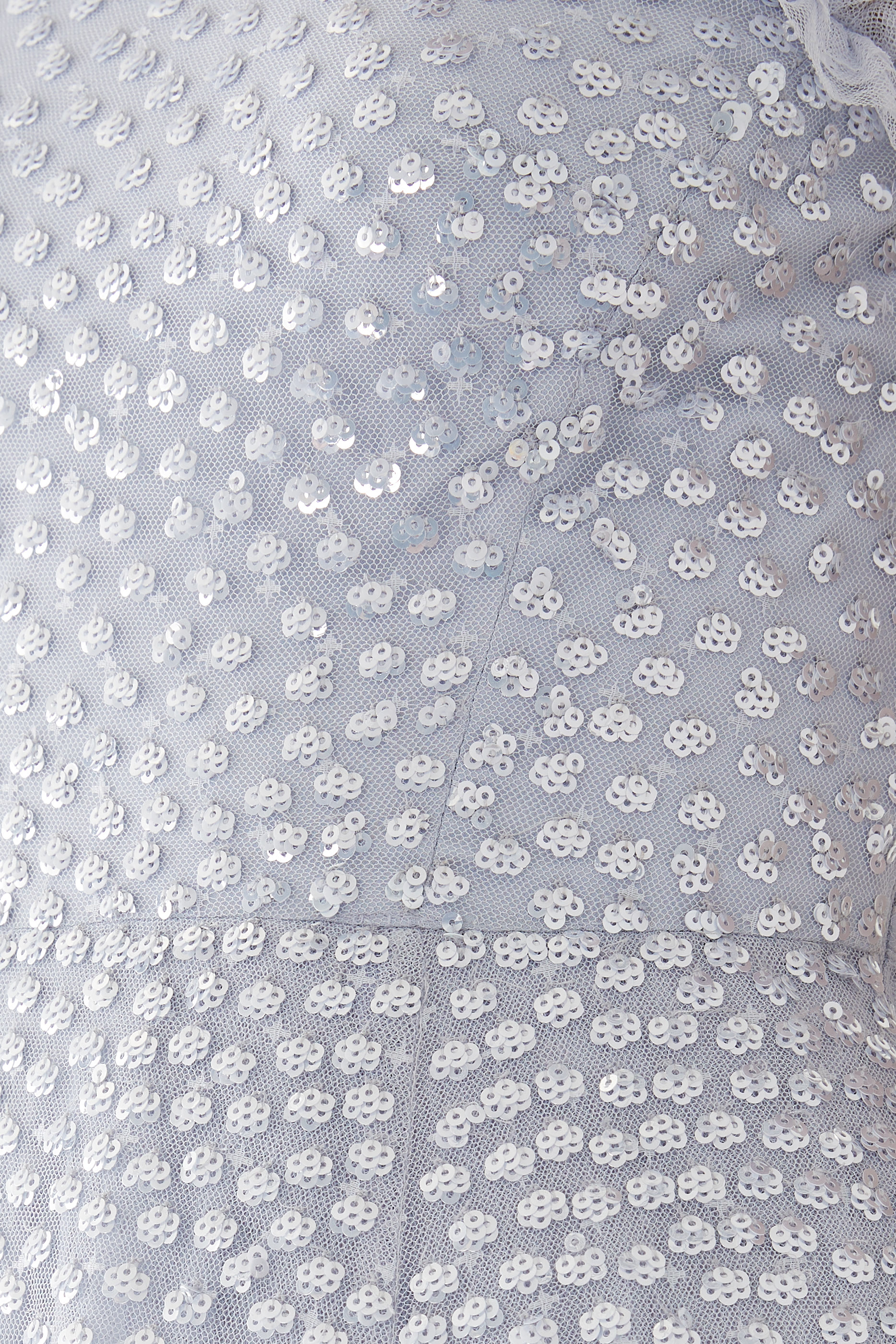 Scatter Dot One-Shoulder Ankle Gown