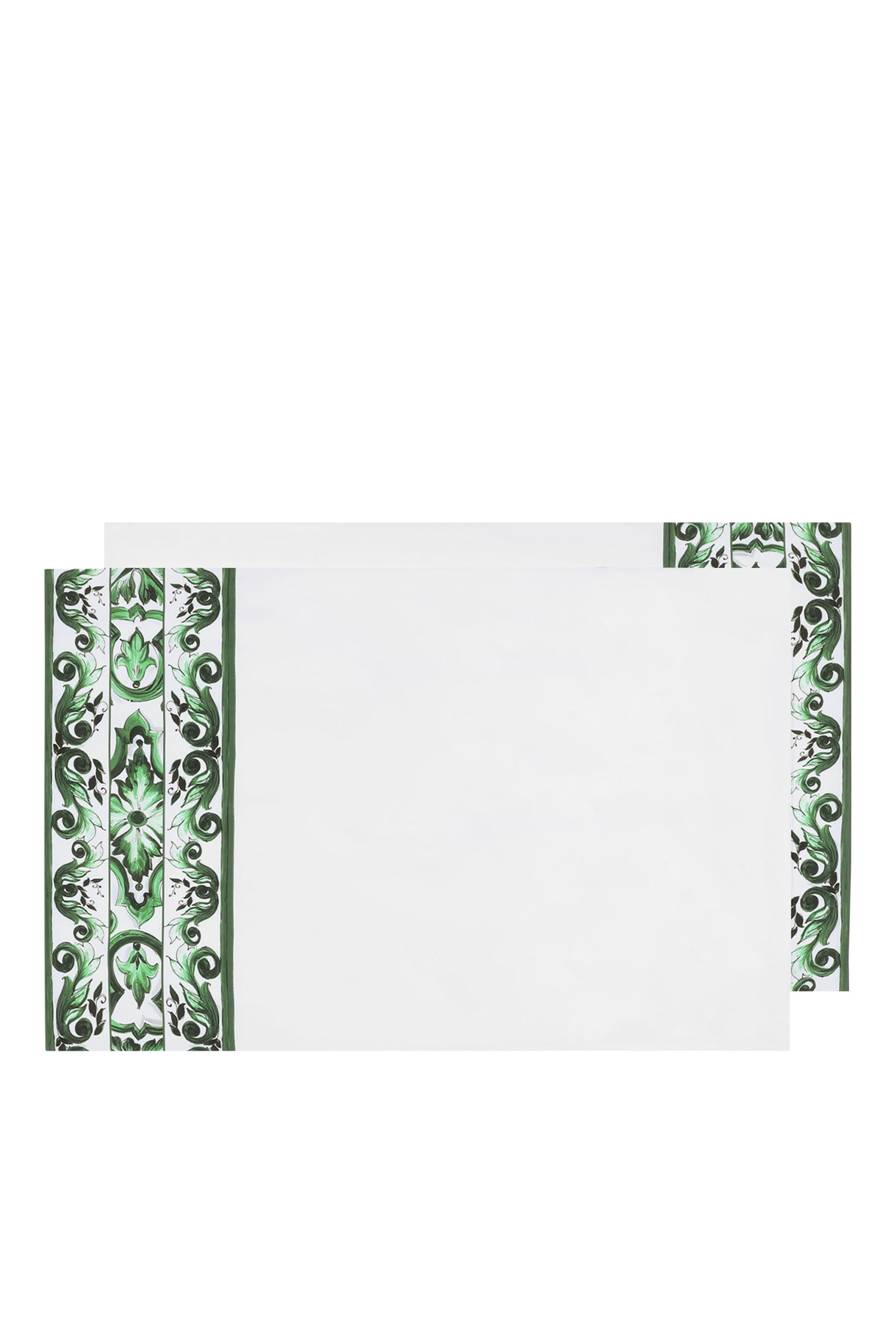 Maiolica Verde Pillowcase - Set of 2