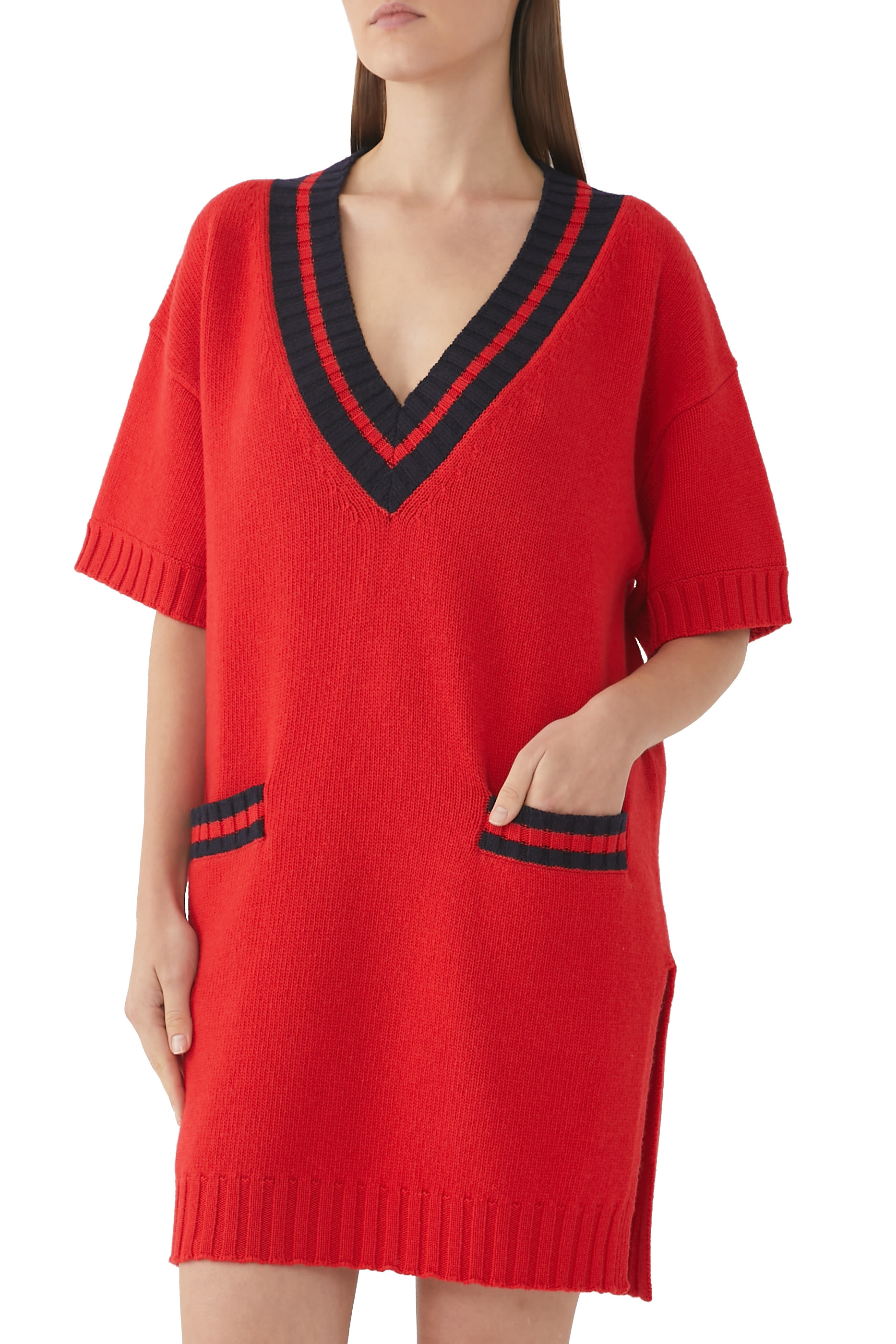Interlocking G Wool Dress