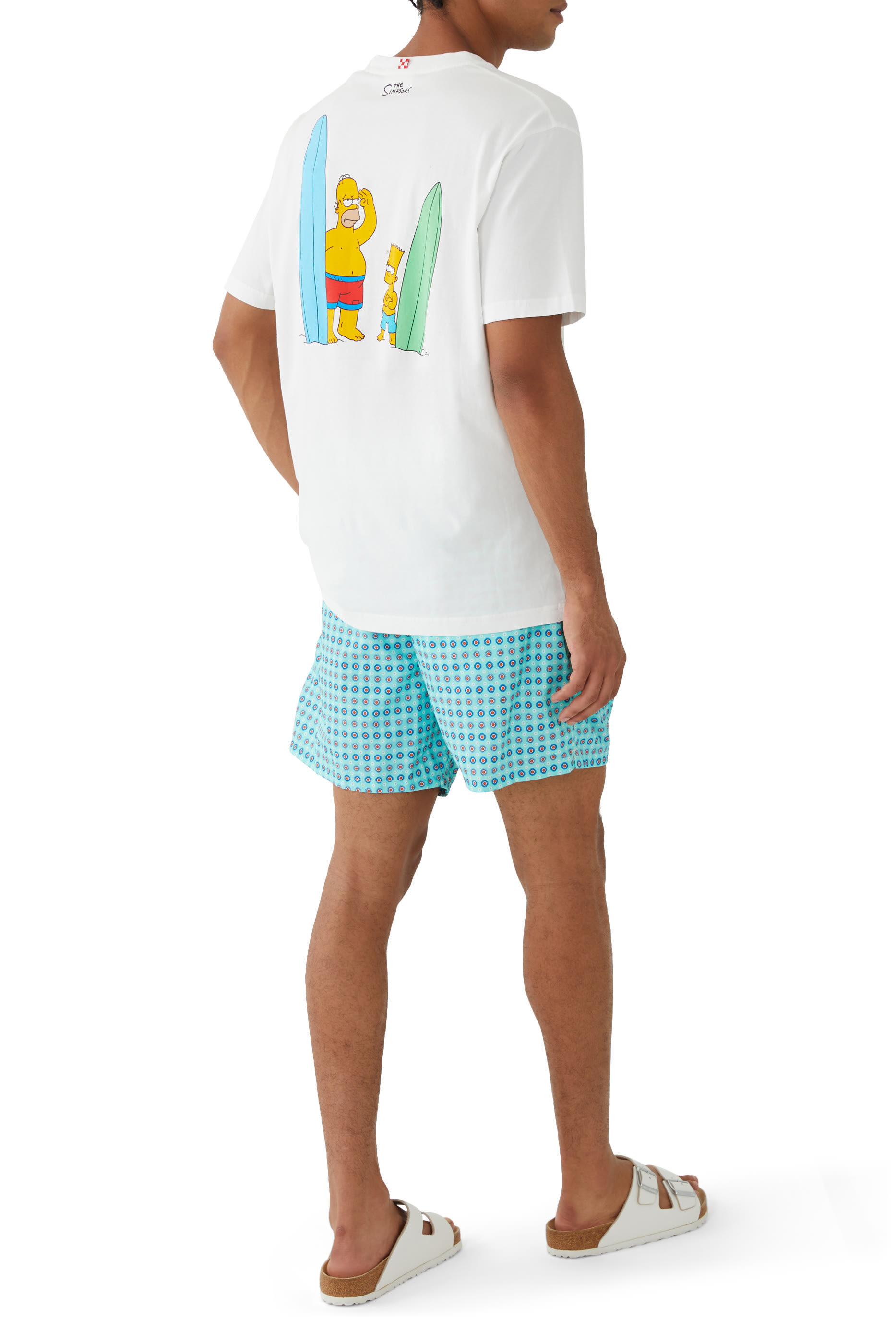 Bart & Homer Print T-Shirt