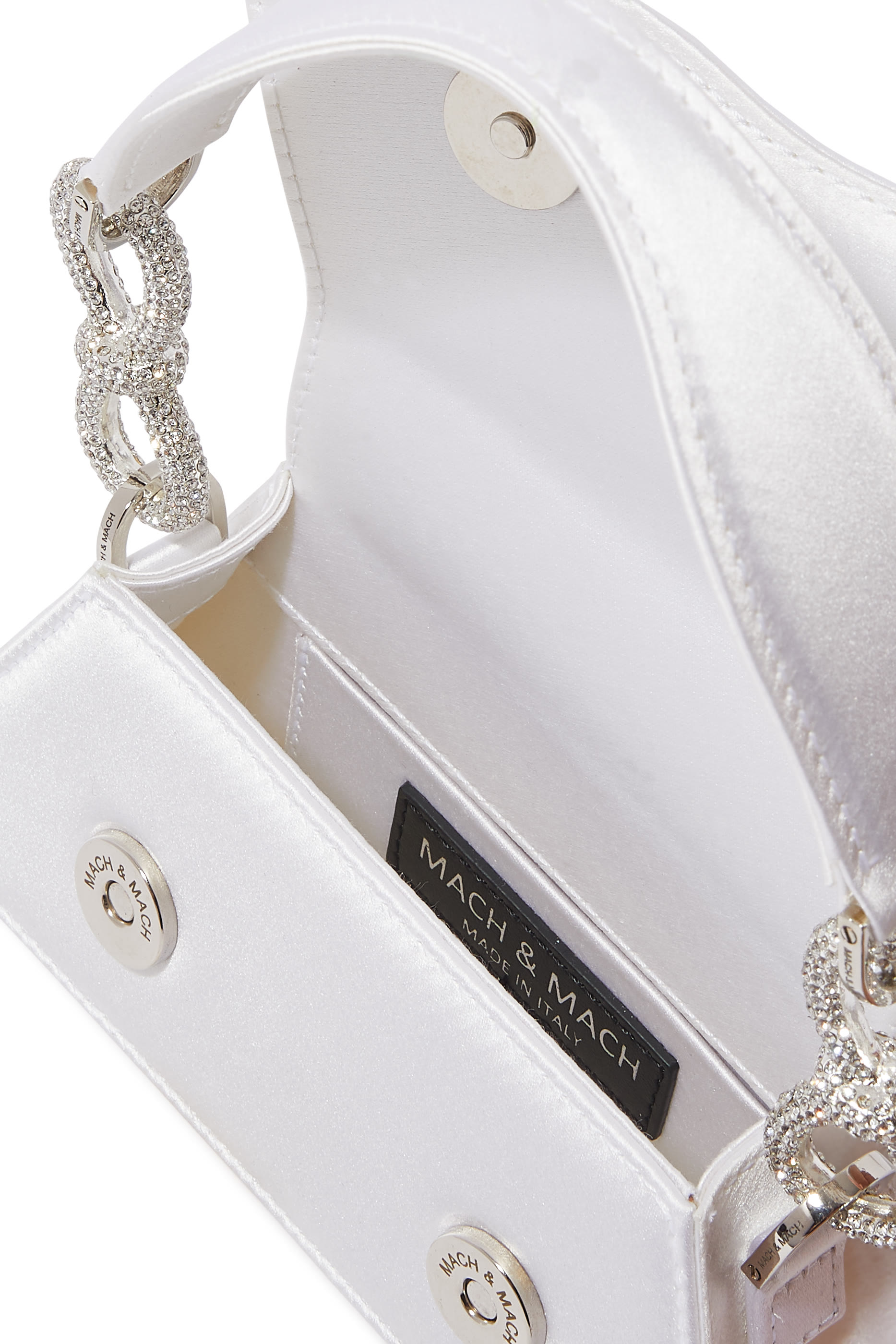 Samantha Satin Top Handle Bag