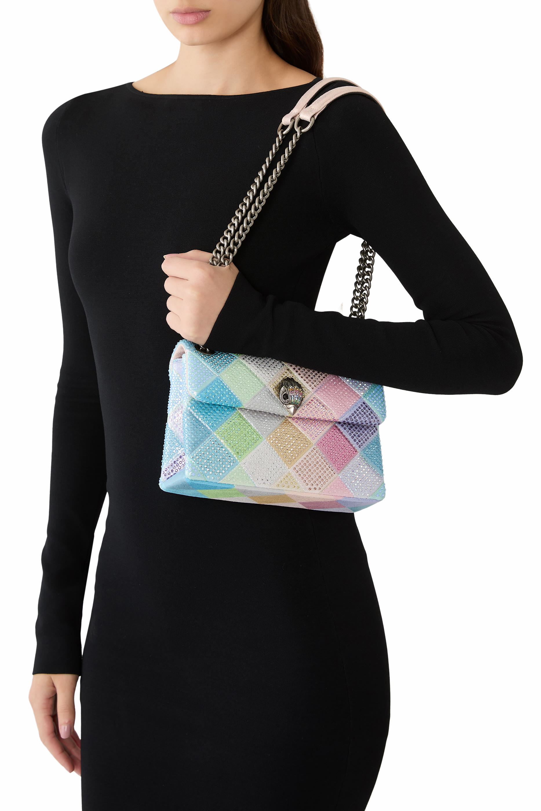 Medium Fabric Kensington Shoulder Bag