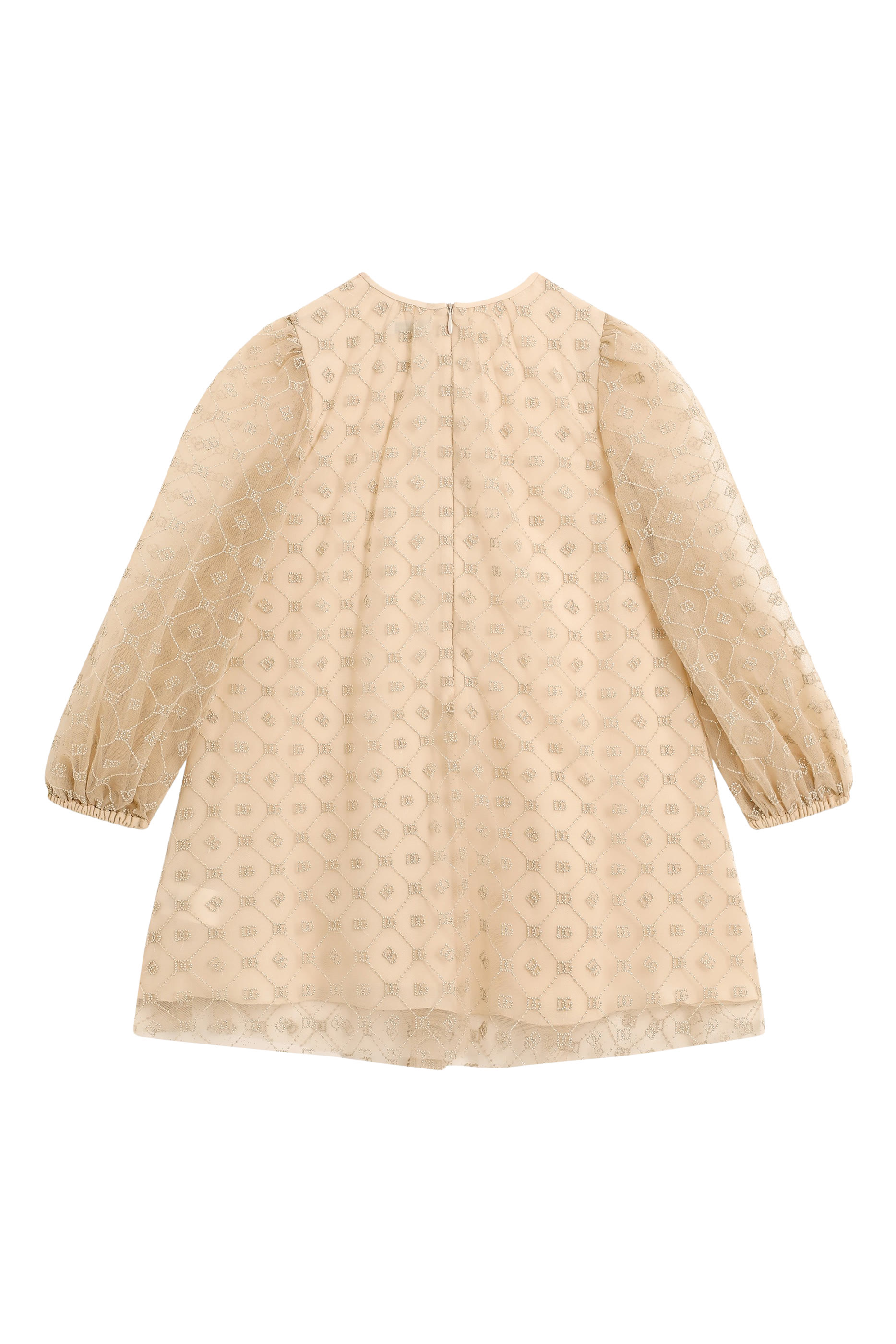 Kids Embroidered Tulle Dress