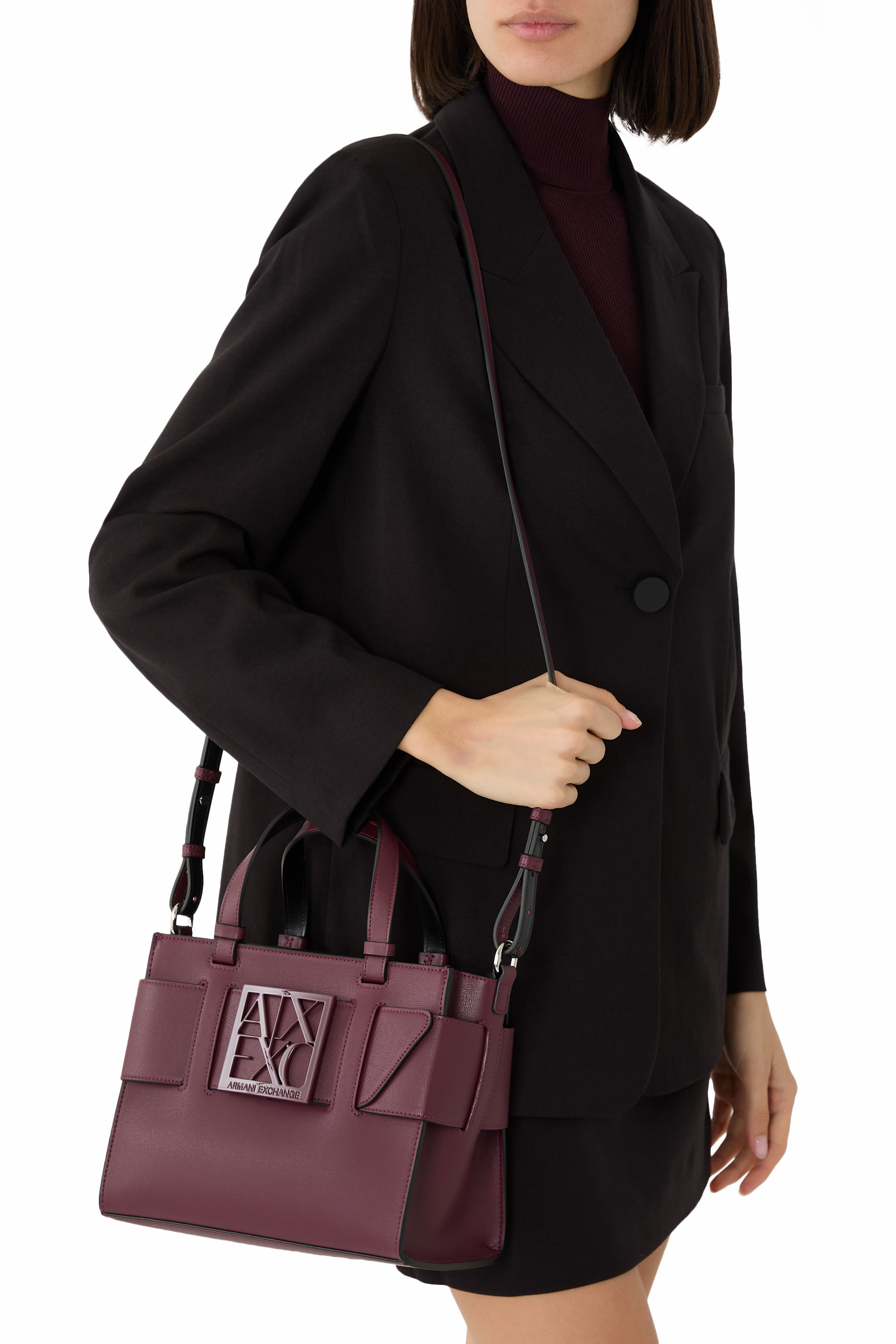 AX Plaque Medium Tote Bag