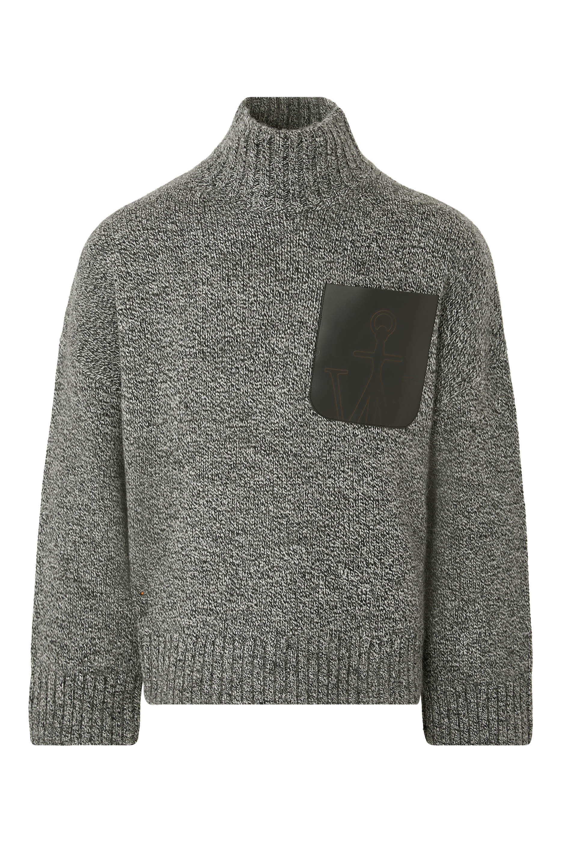 Leather Patch Pocket Jumper 
