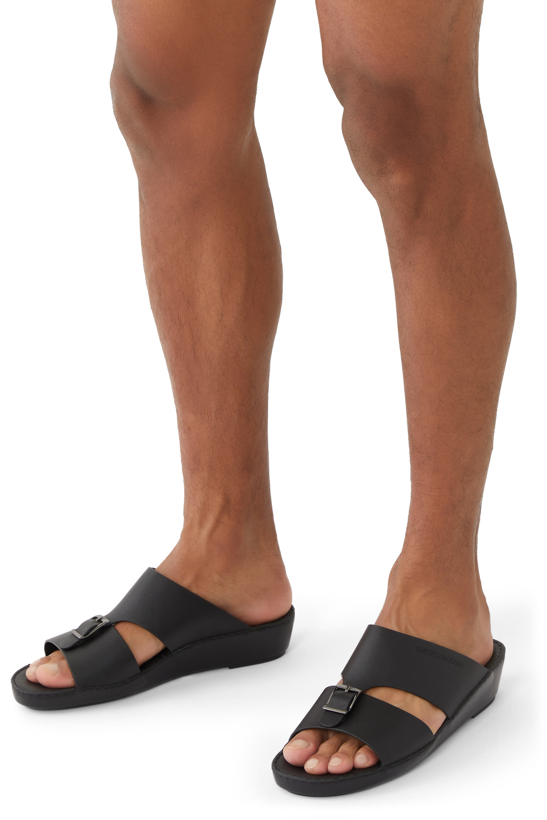 Arabic Buckle Detail Sandals