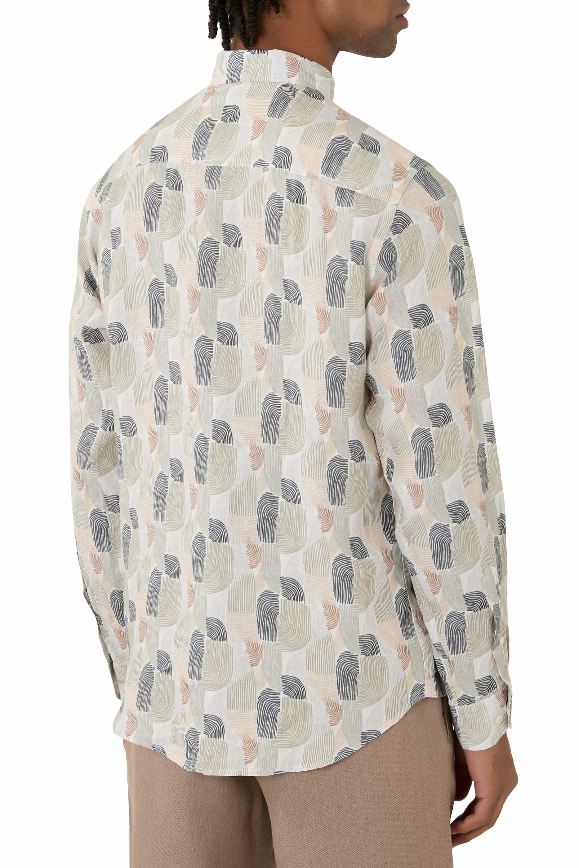 Geometric Print Shirt
