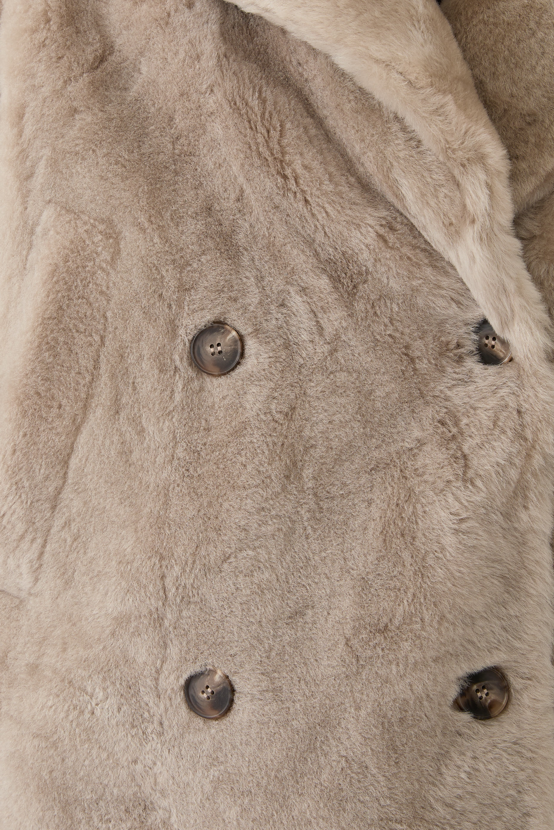Shearling Pea Jacket