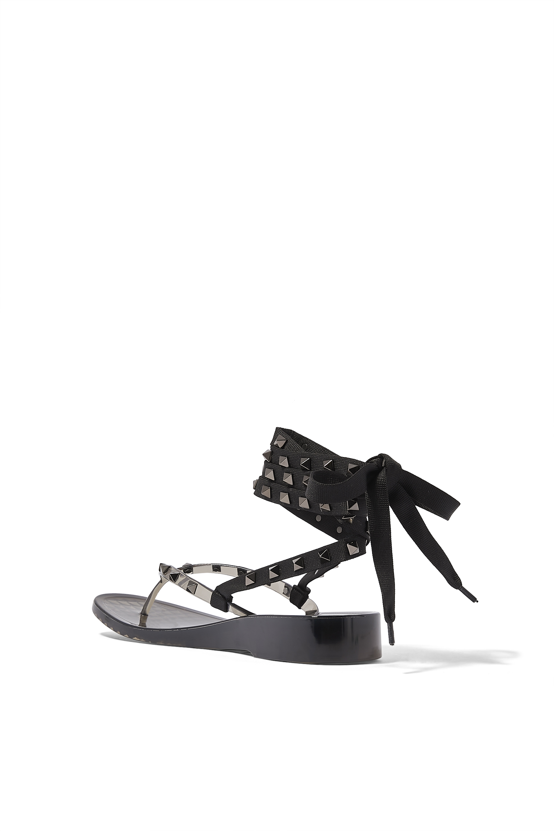 Rockstud PVC Wrap Sandals