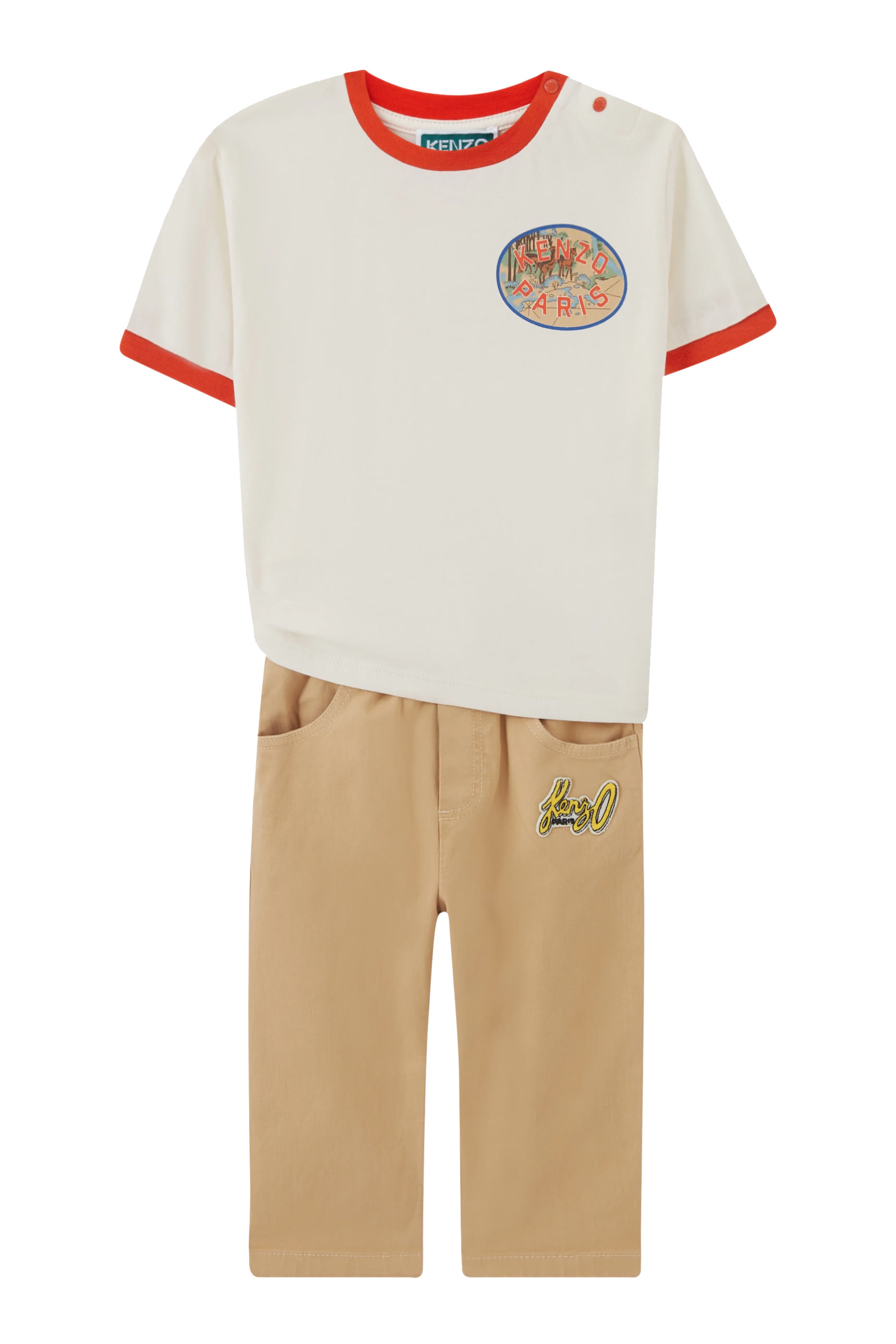 Kids Logo Cotton Trousers
