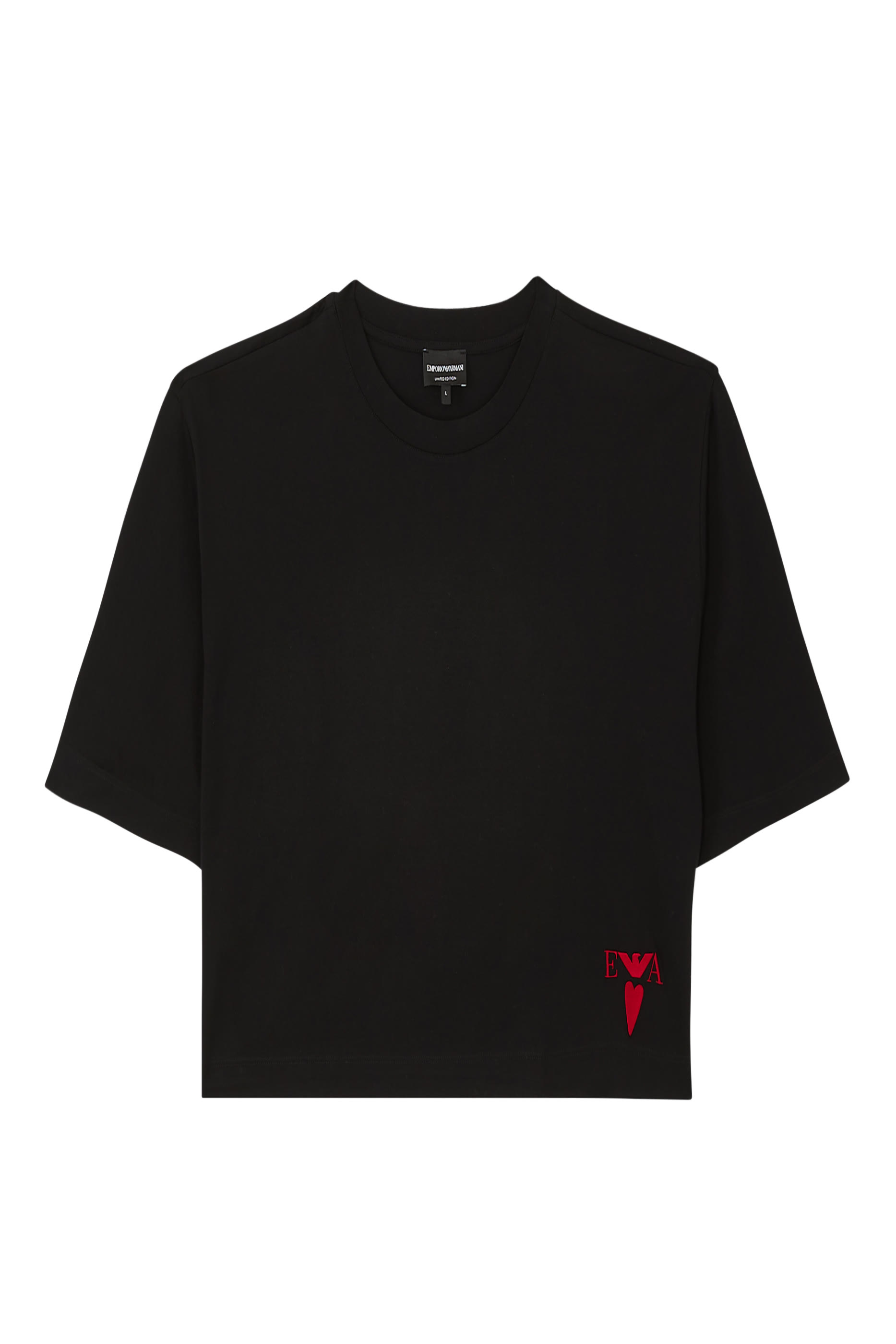 Cropped EA Logo Heart Bottom Valentine's T-Shirt