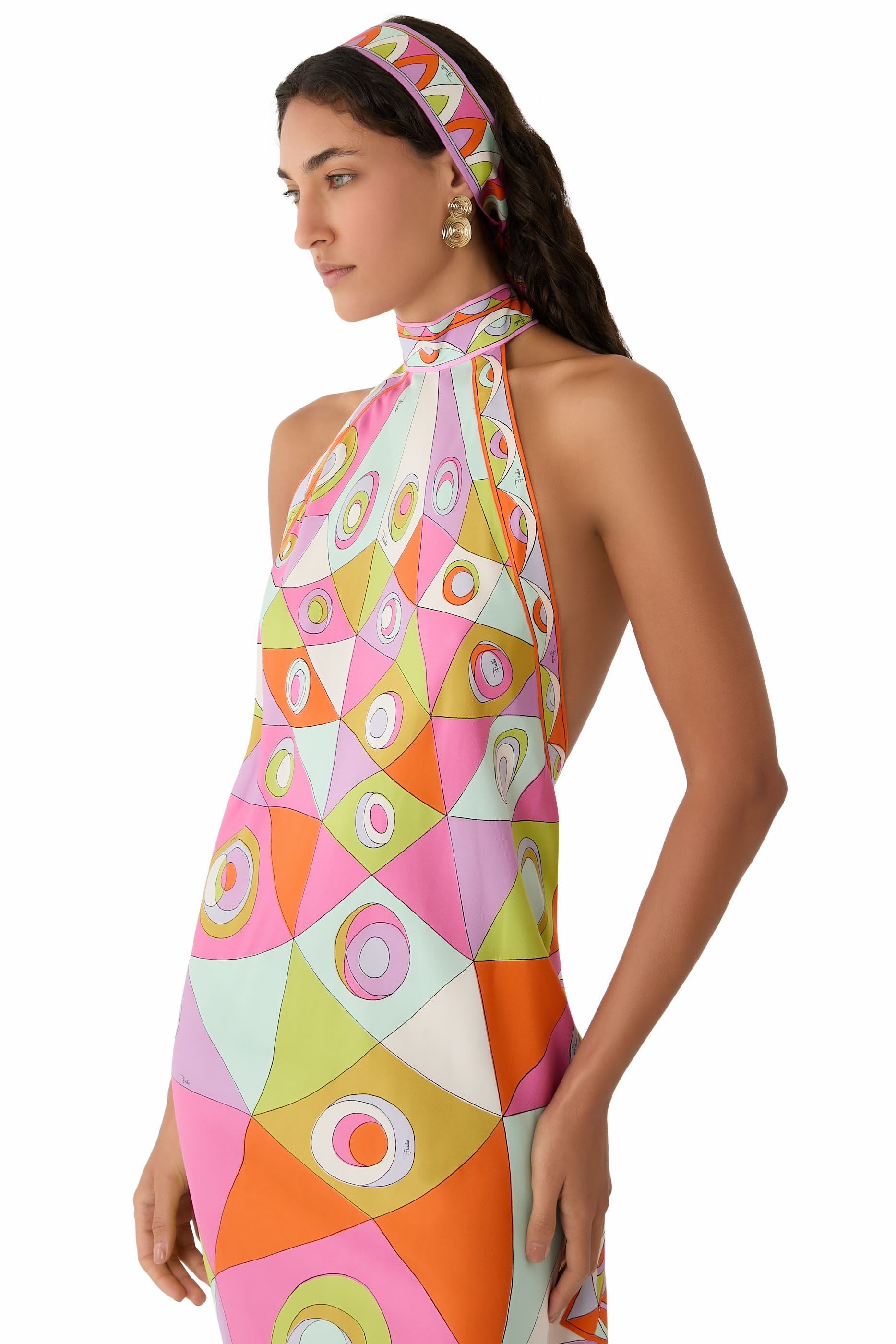 Mixed-Print Scarf