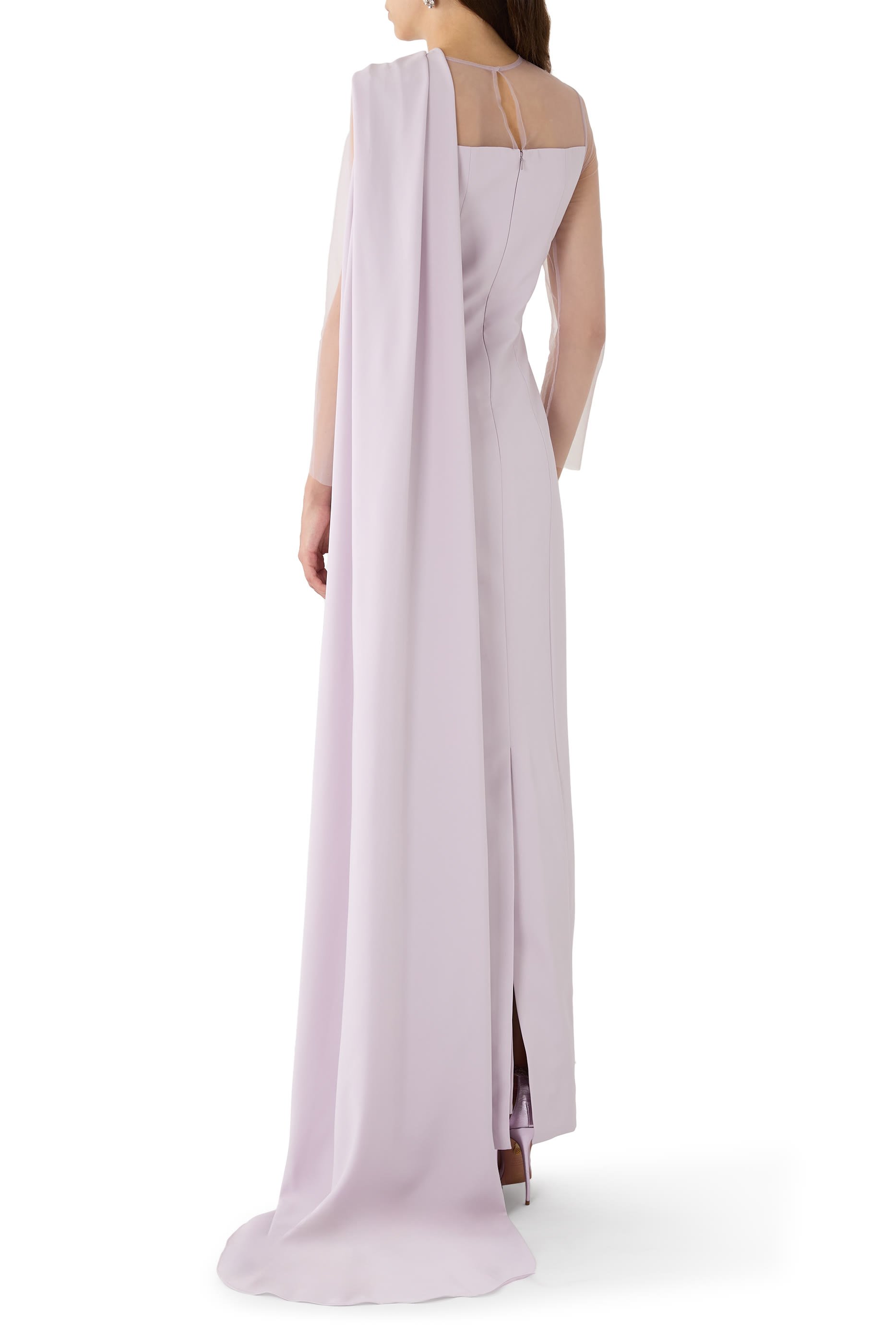 Illusion Column Gown