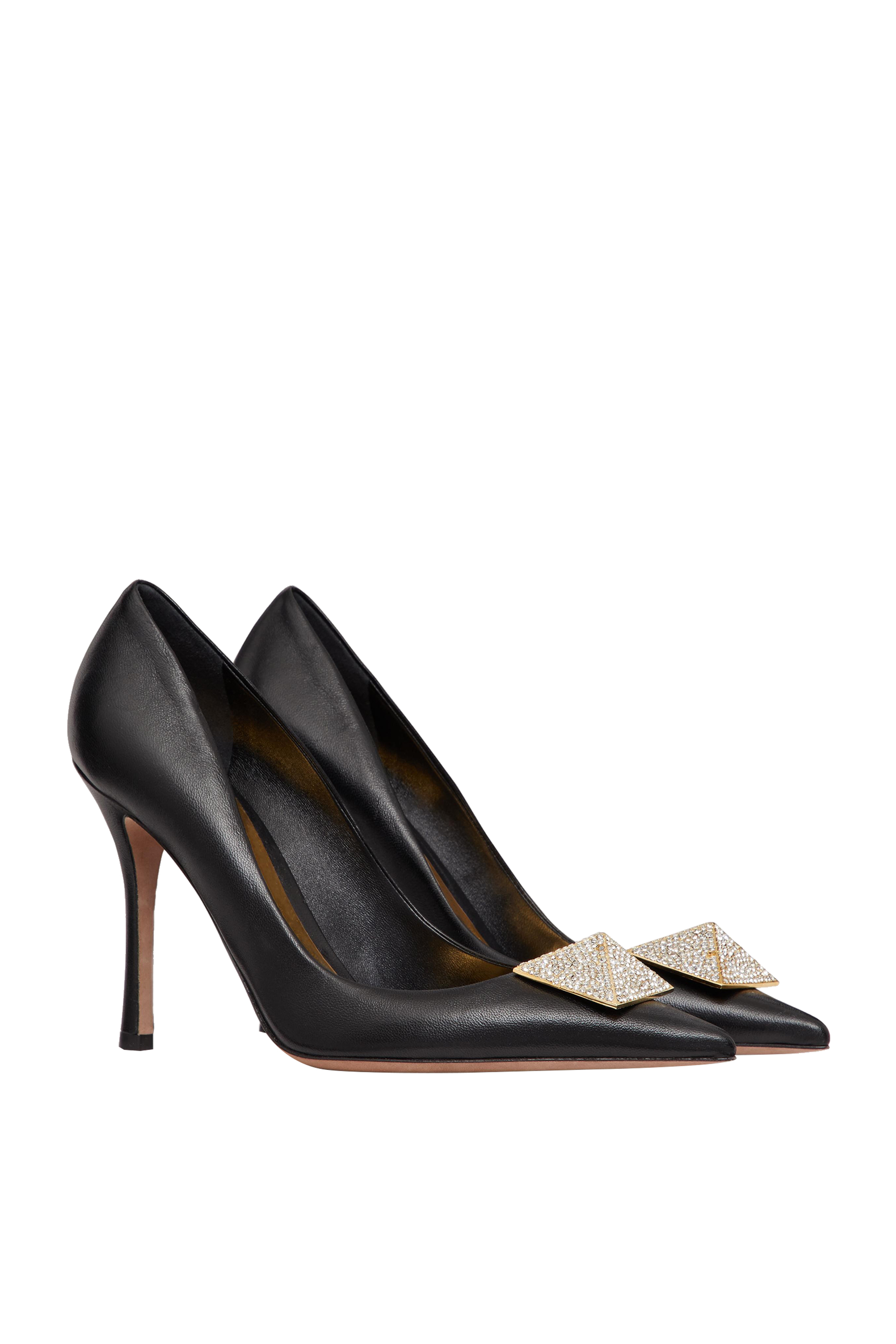 Valentino Garavni One Stud 100 Leather Pumps
