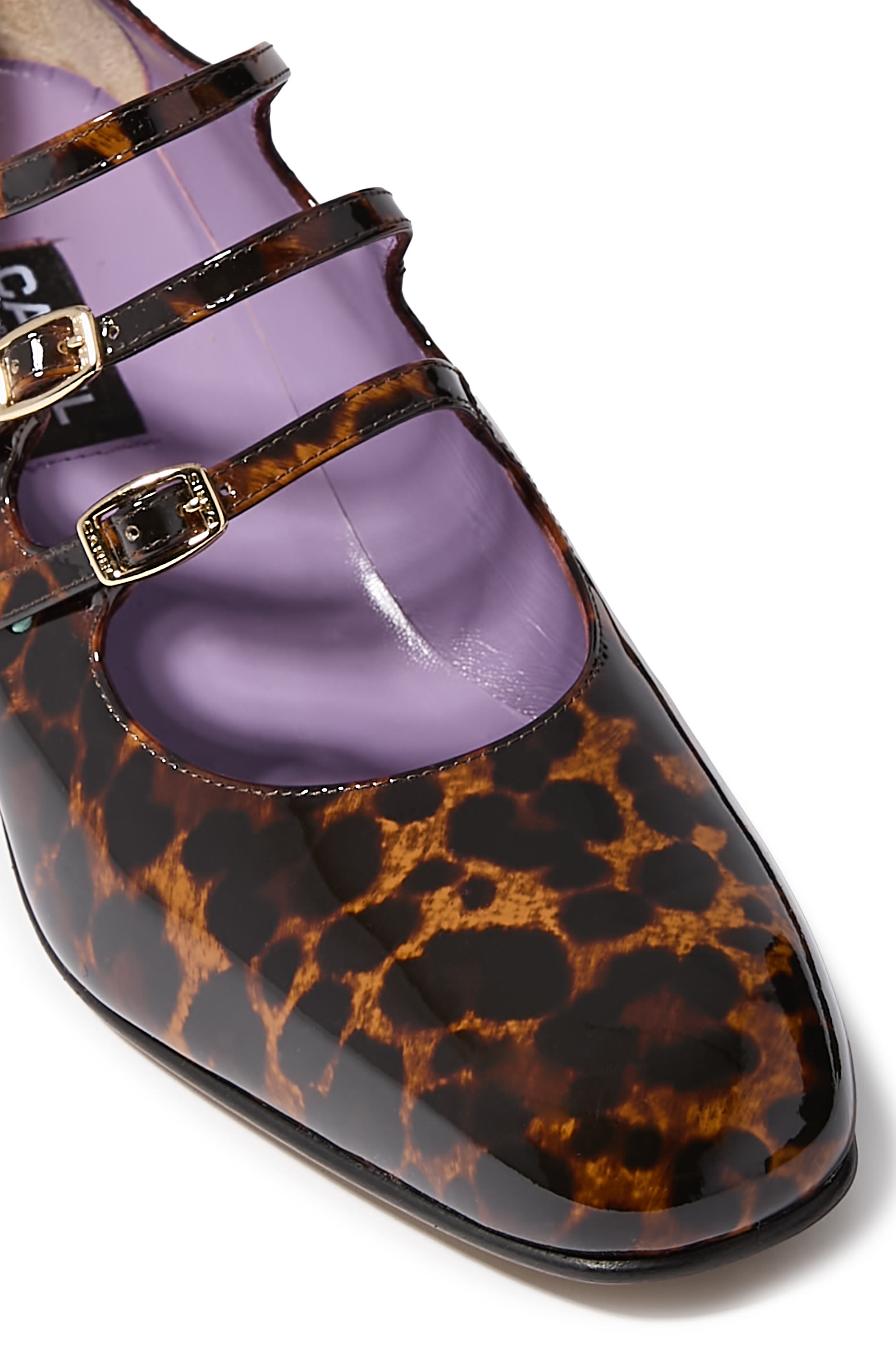  Kina 40 Leopard Patent Leather Mary Janes 