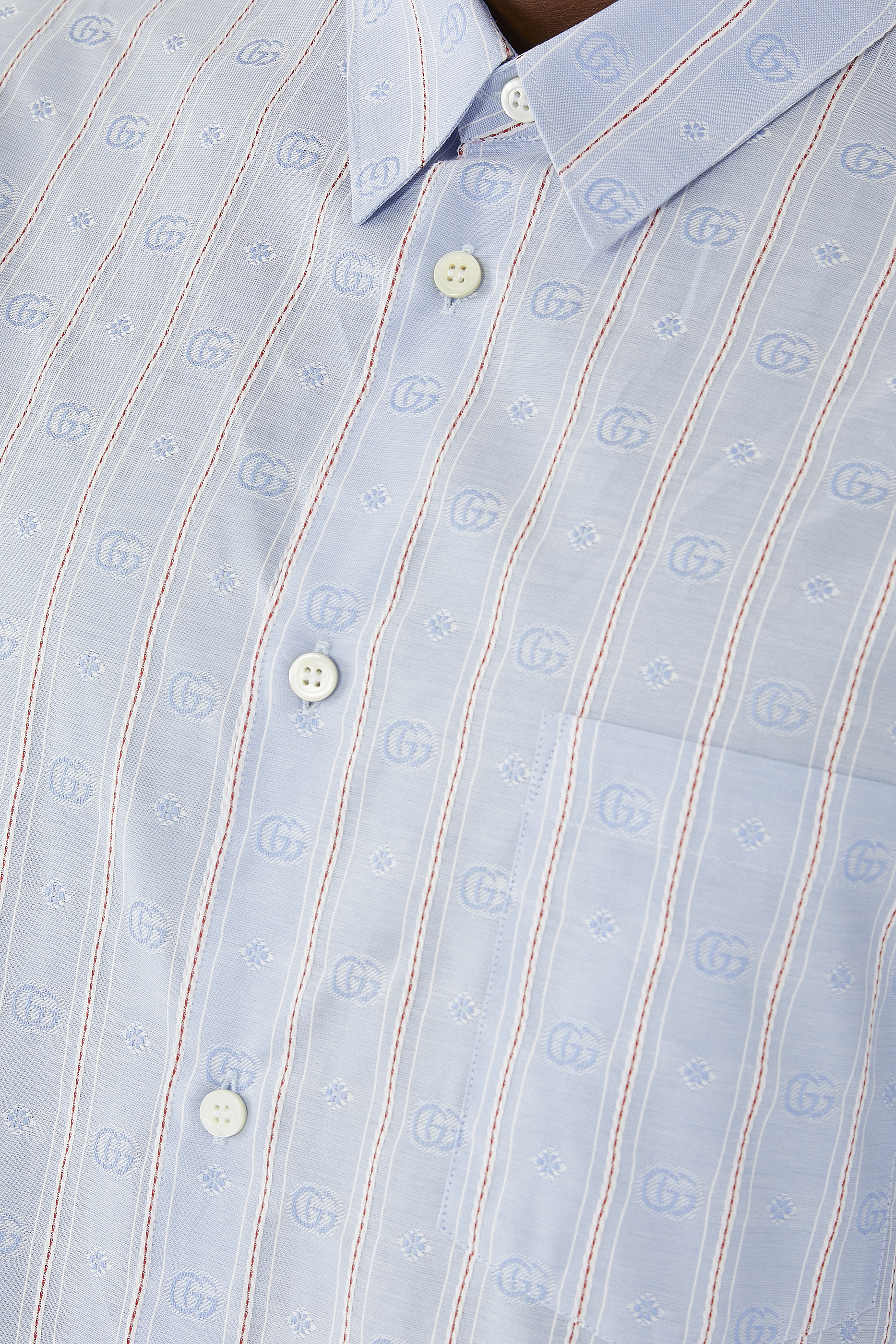 Striped Double G Shirt