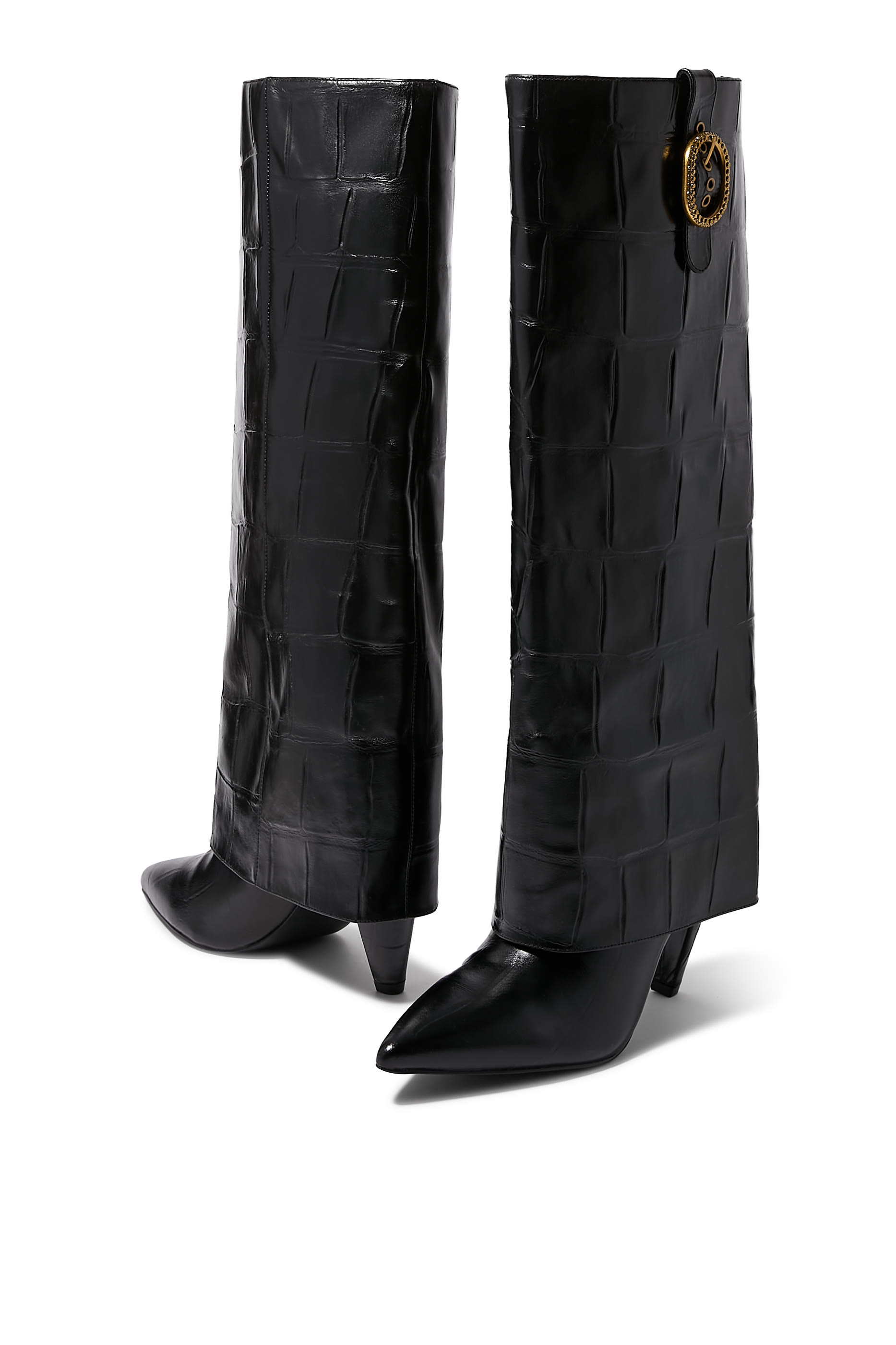 Fold Over Tall Boots 100