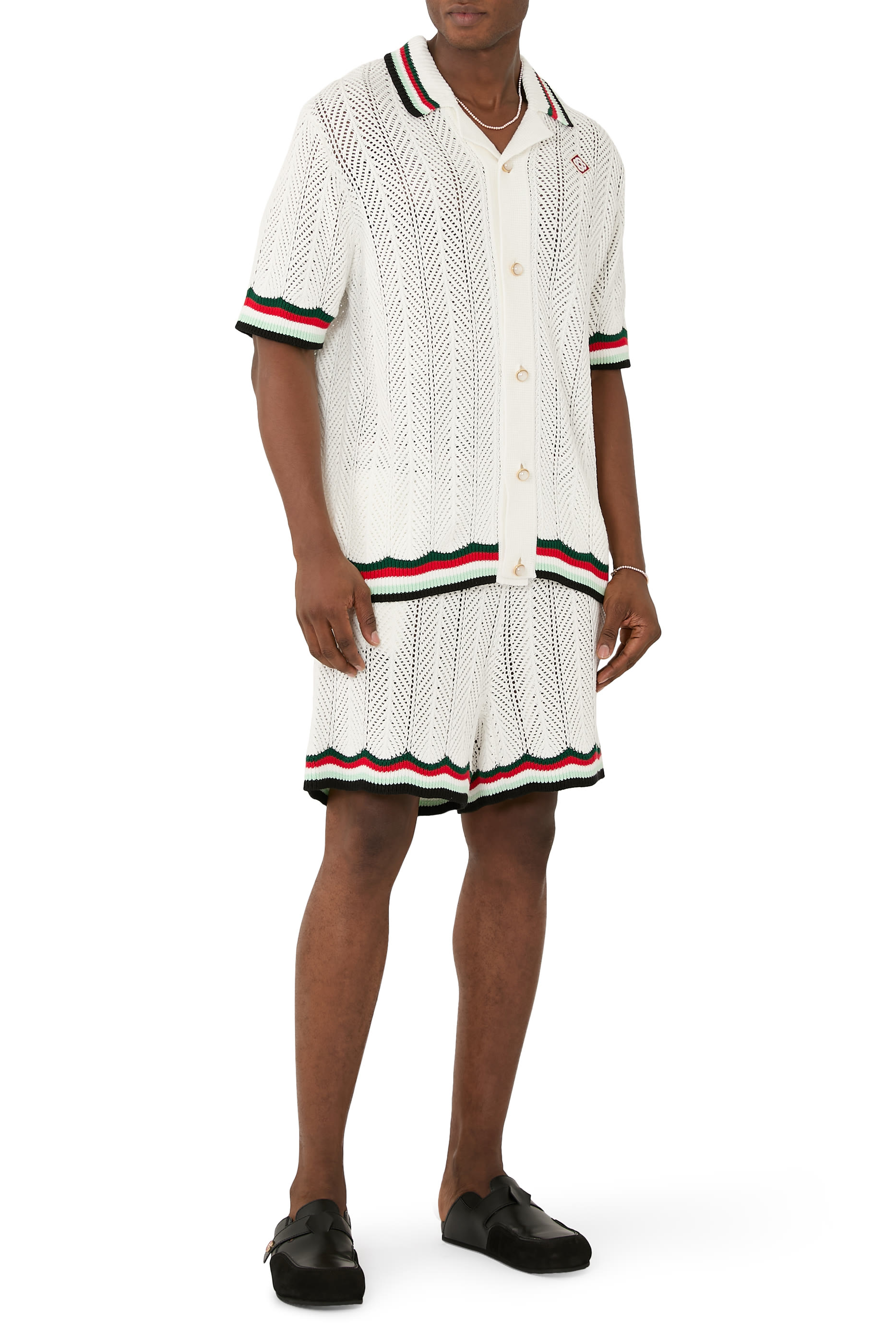 Montagne Ondulée Crochet Shirt 