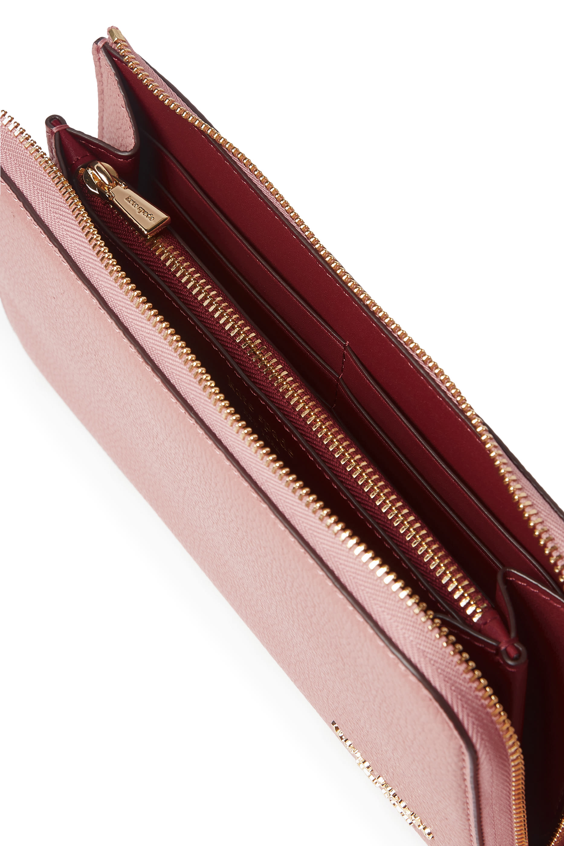 Devin Pebble Leather Zip Wallet