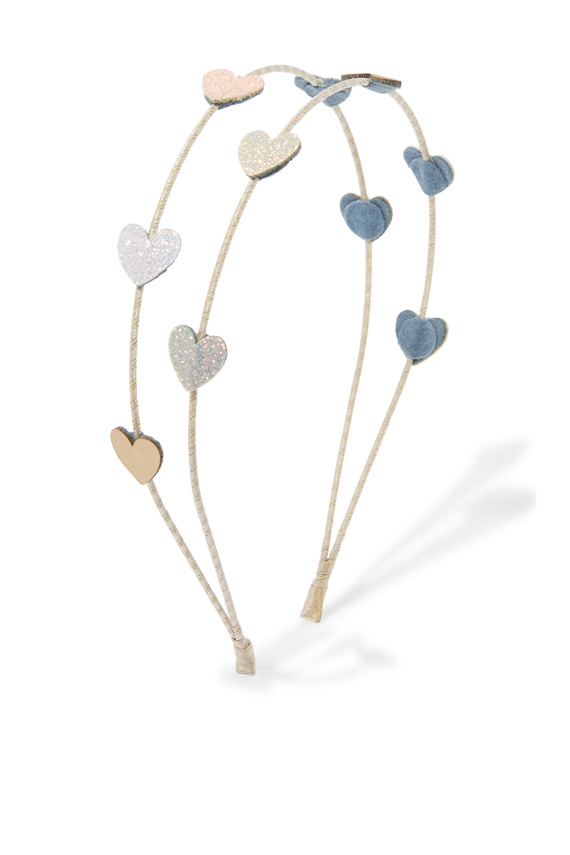 Kids Teeny Heart Double Alice Band