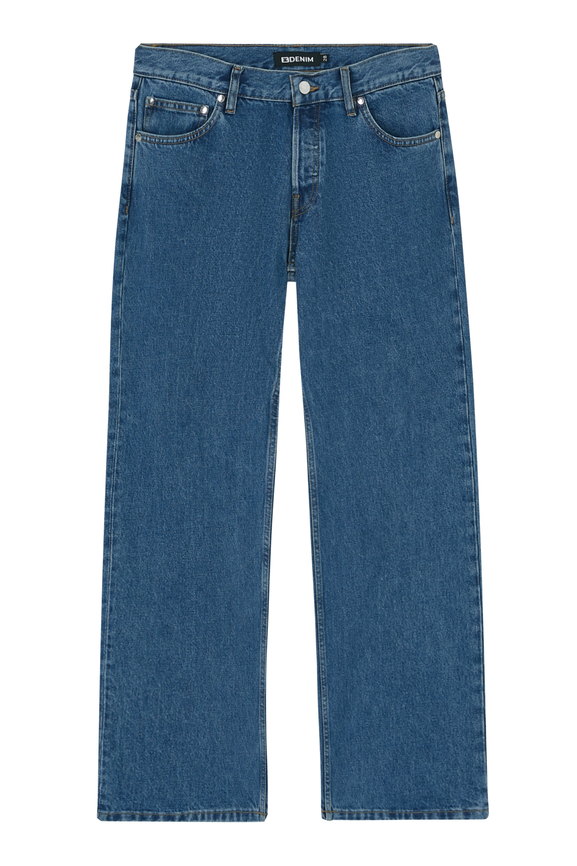 Cropped Low Rise Baggy Jeans